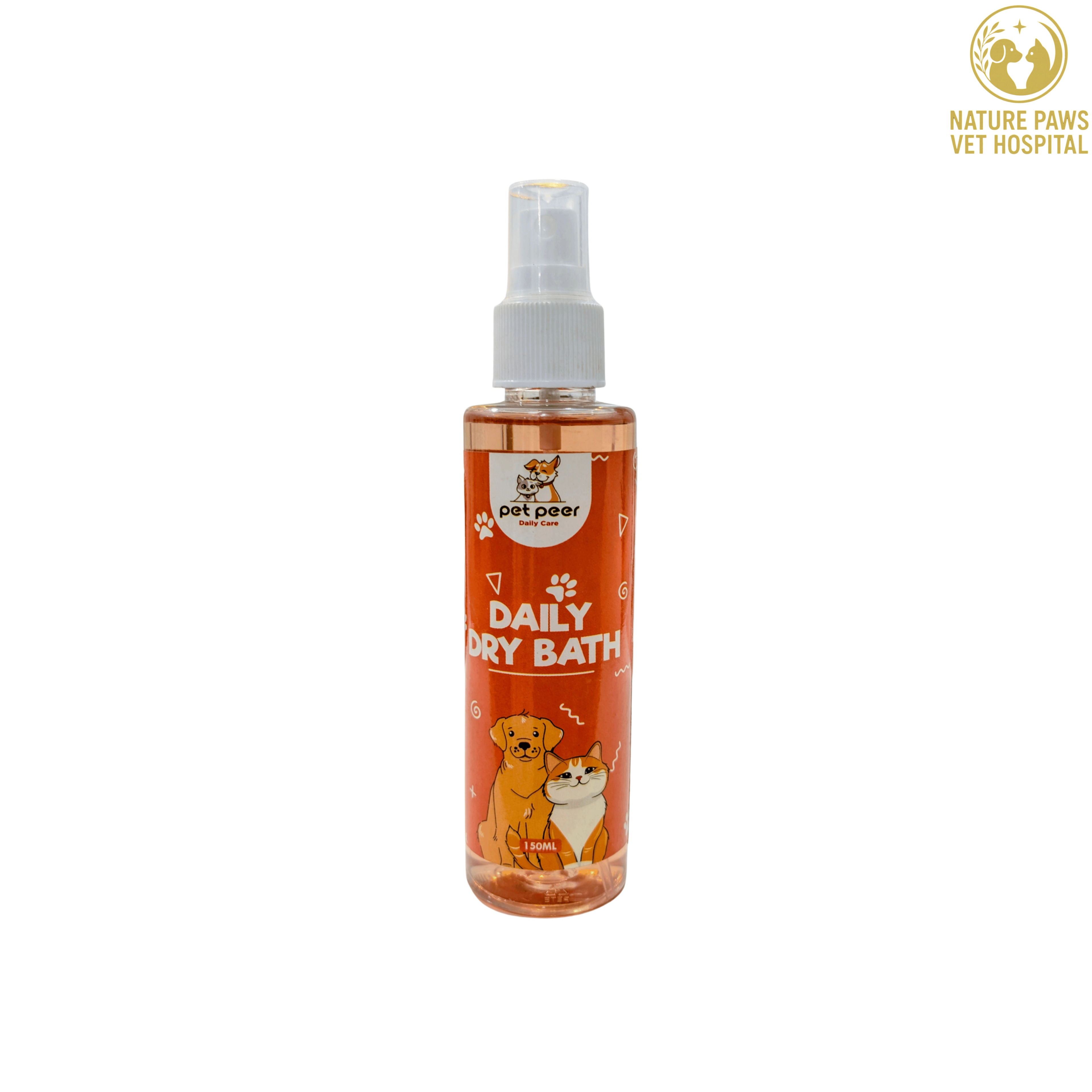 Pet Peer Daily Bath For Cat & Dogs - 150ml - Image 1