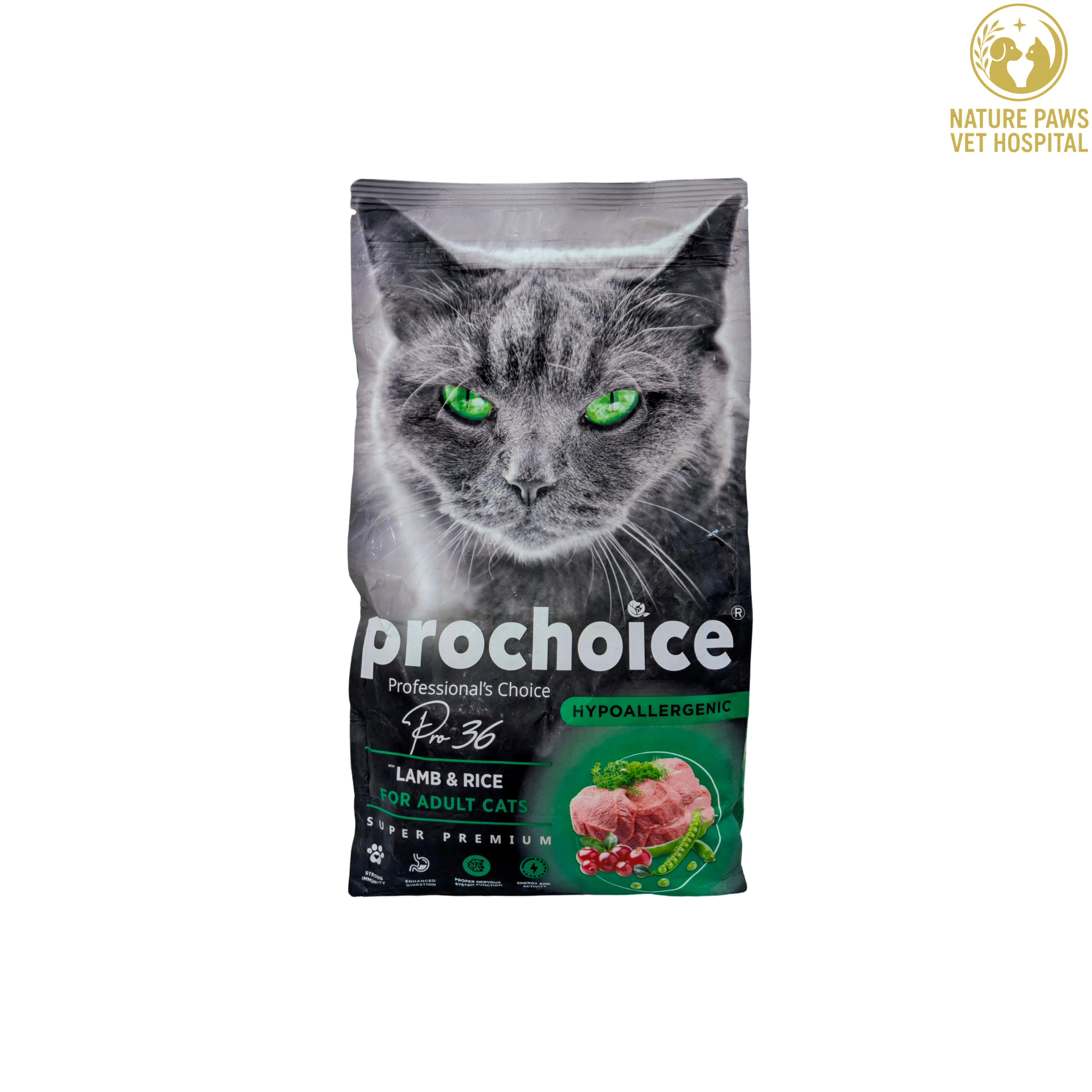 Prochoice Pro36 With Lamb & Rice Adult Cat Food - 2kg Pack - Image 1