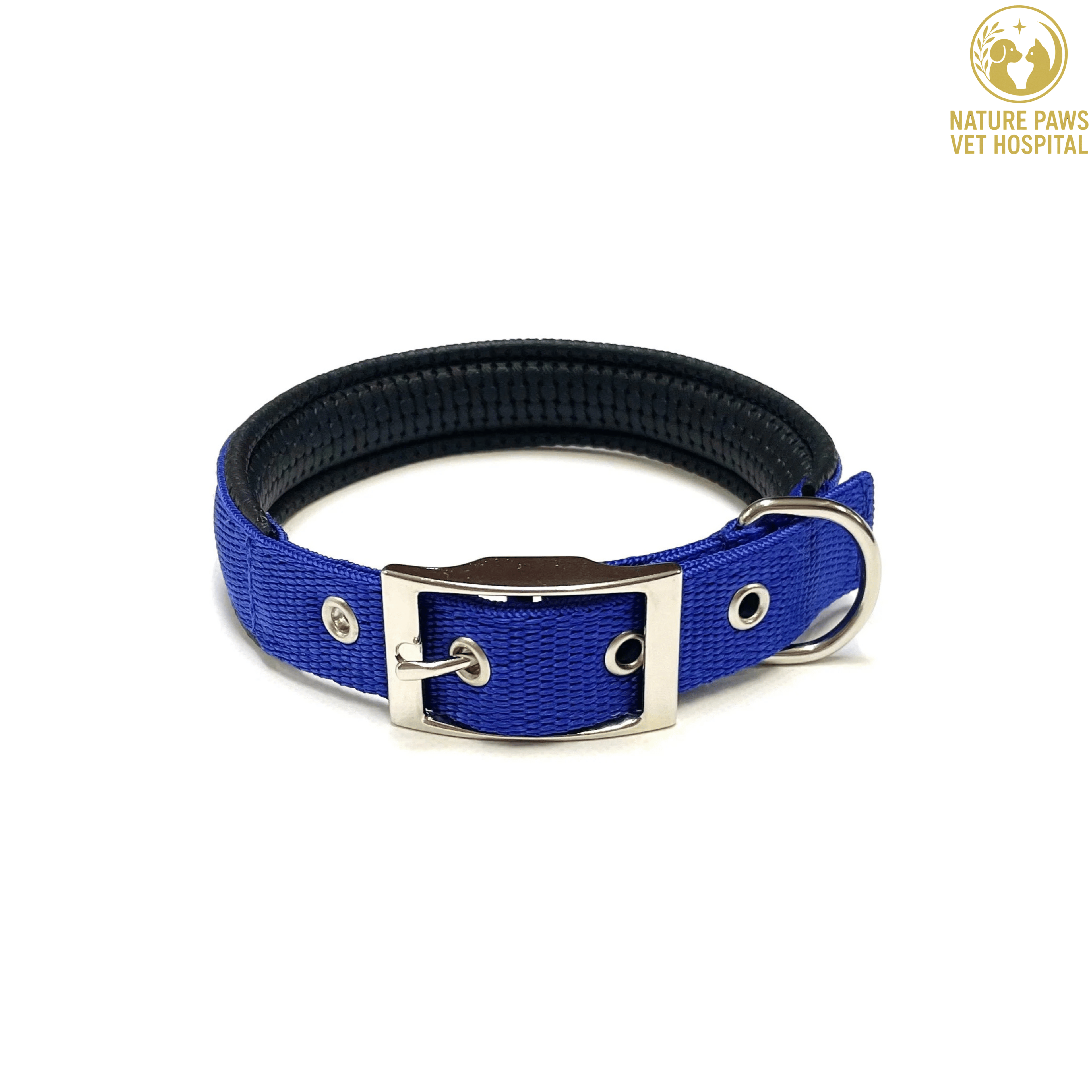Soft Nylon Padded Adjustable Collar For Dogs thumbnail 2