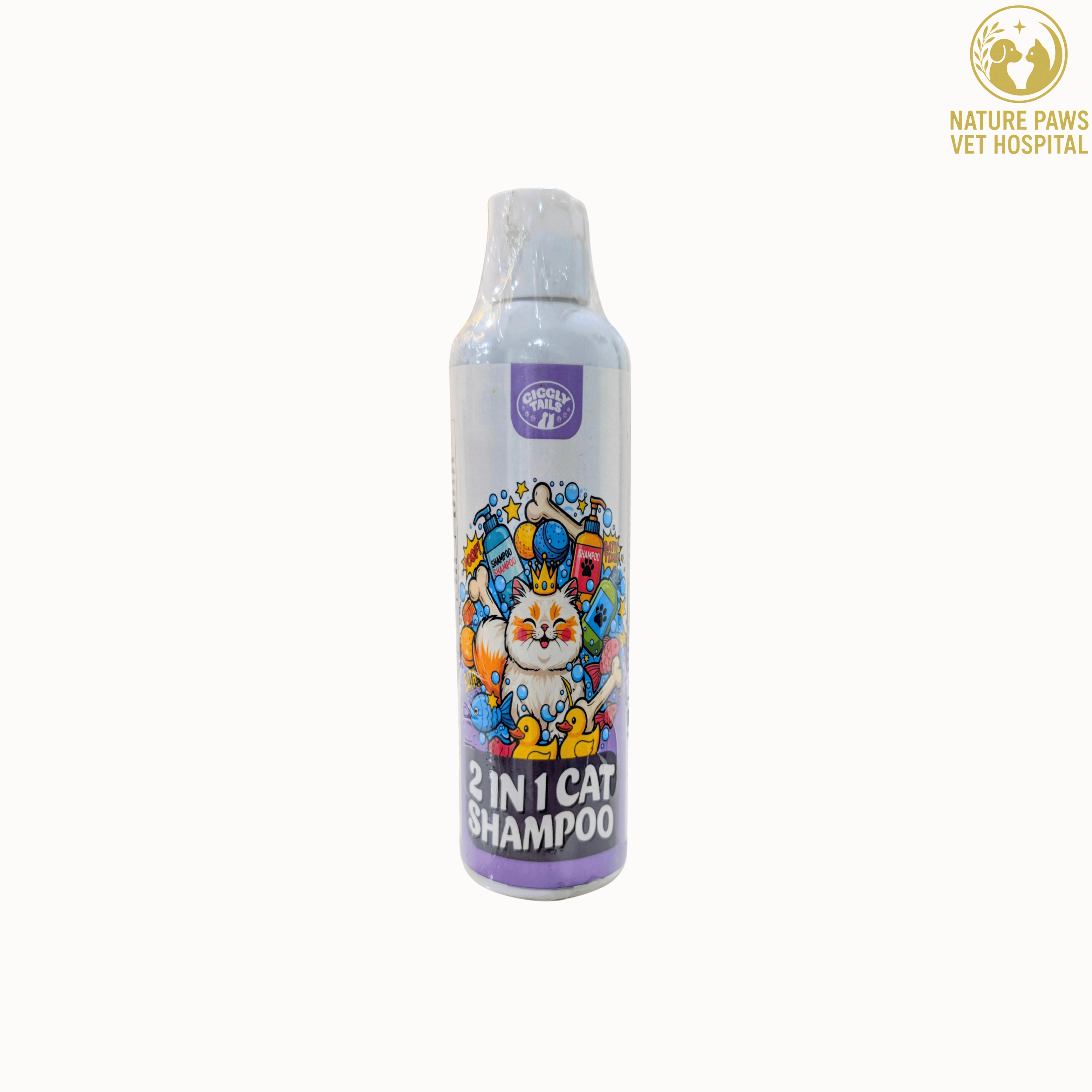 Gigly Tails 2 In 1 Cat Shampoo - 300ml - Image 1