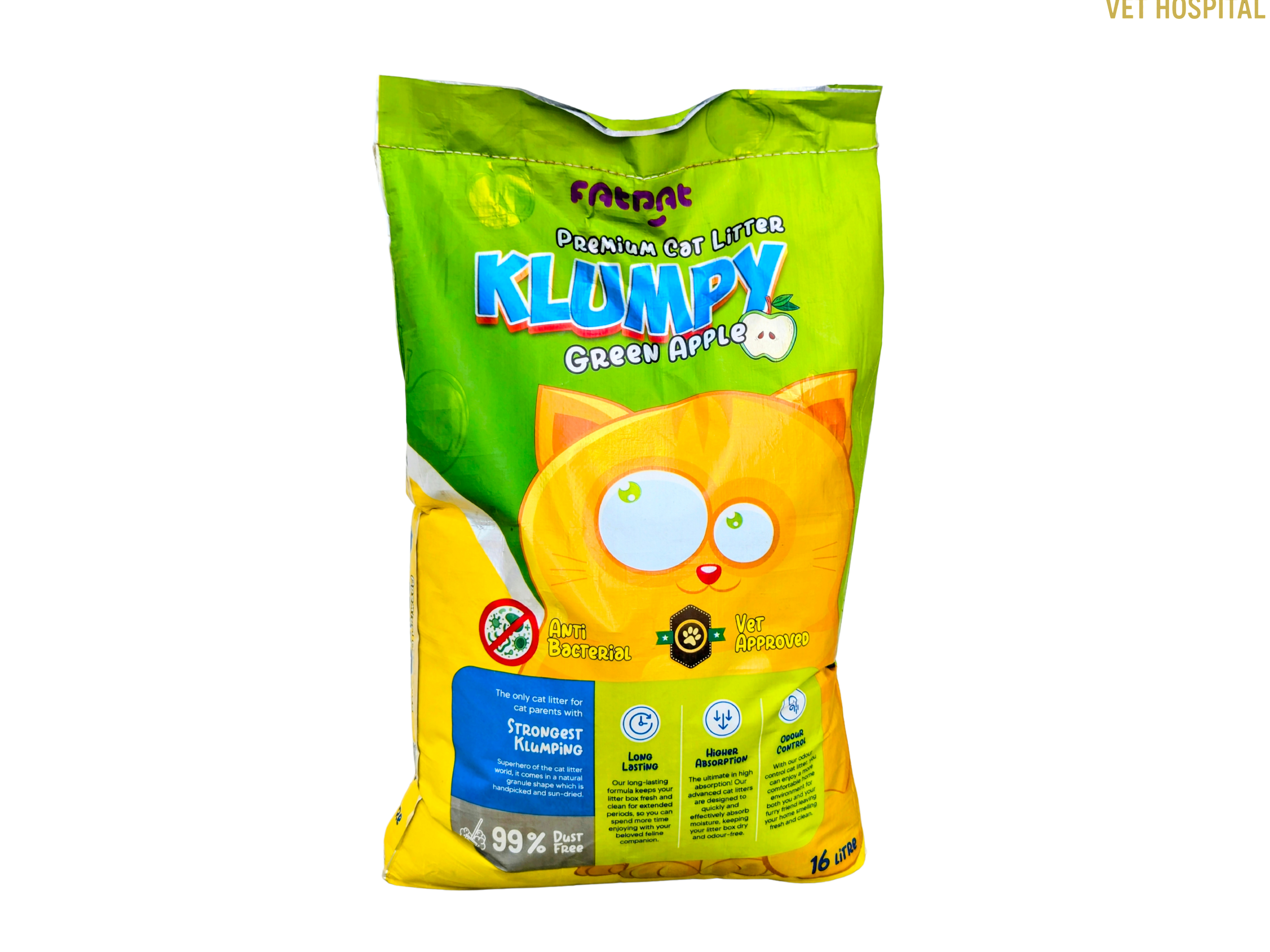 Klumpy Green Apple Cat Litter - 16L