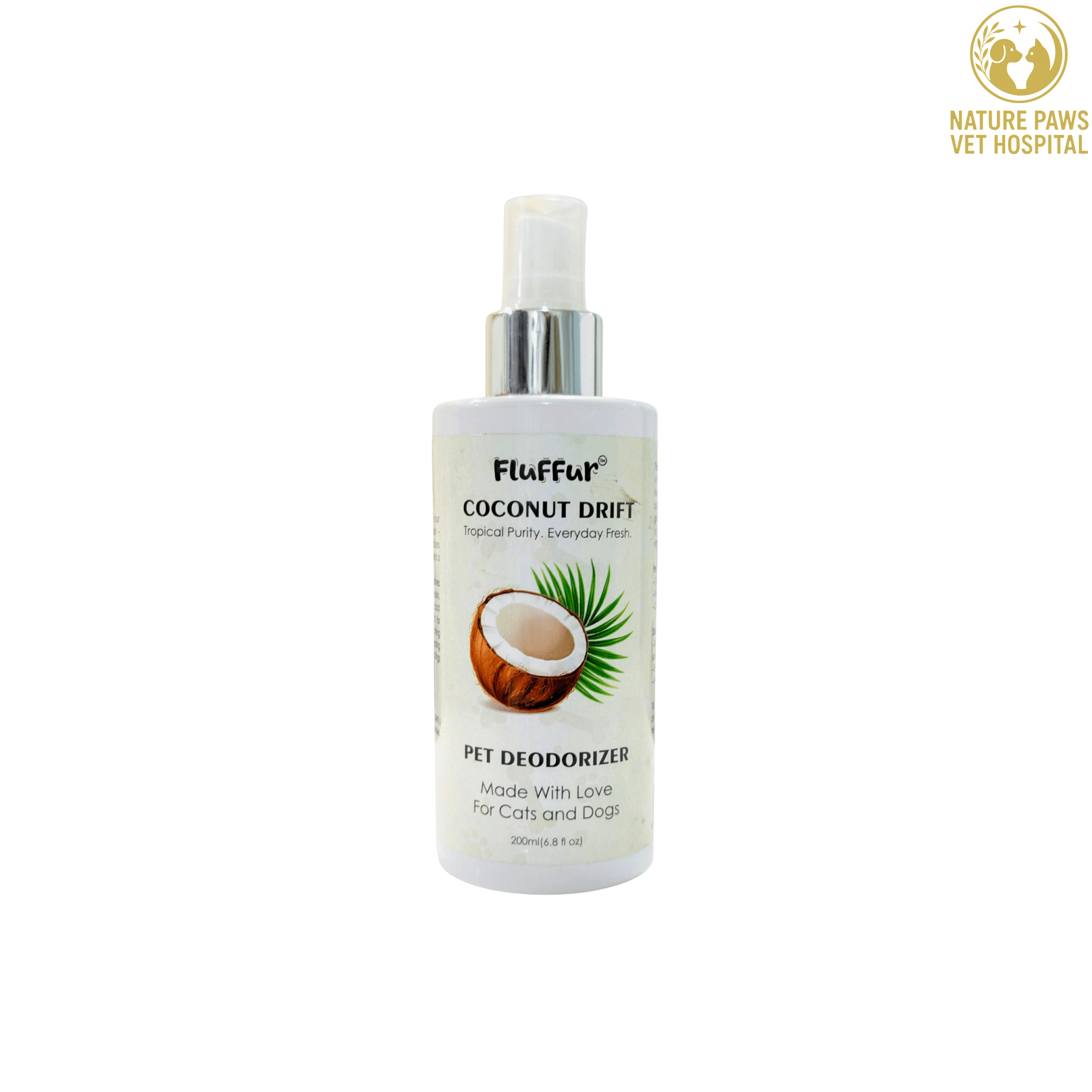 Fluffer Pet Deodorizer For Cats & Dogs - 200ml - Image 1