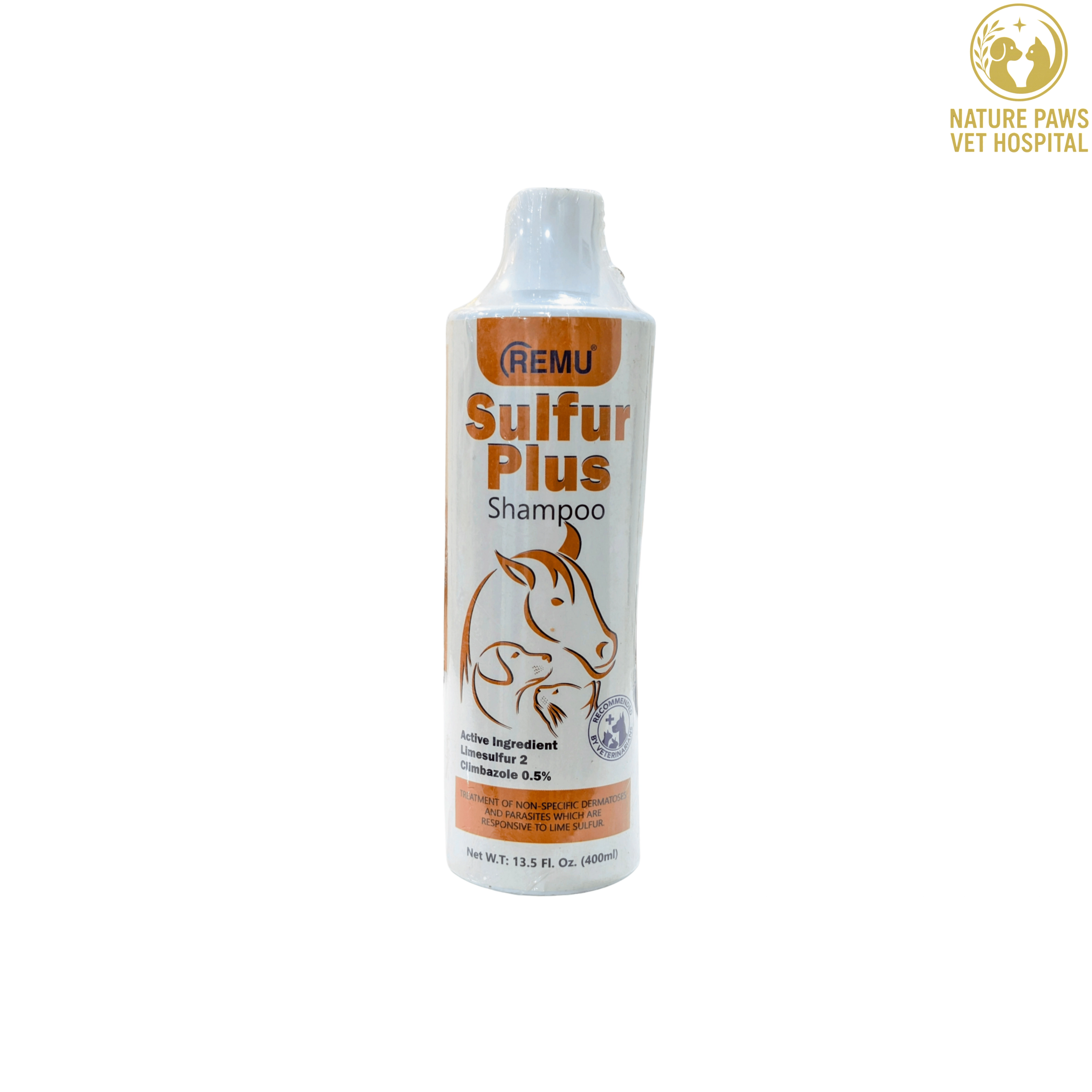 Sulfur Plus Shampoo For Cat & Dogs - 400ml  - Image 1
