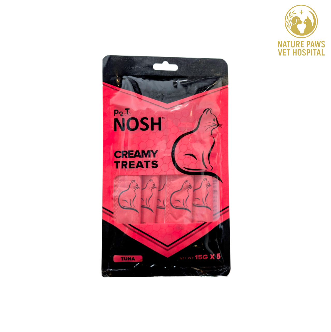 Pet Nosh Creamy Treats (Tuna )- 75g pouch - Image 1