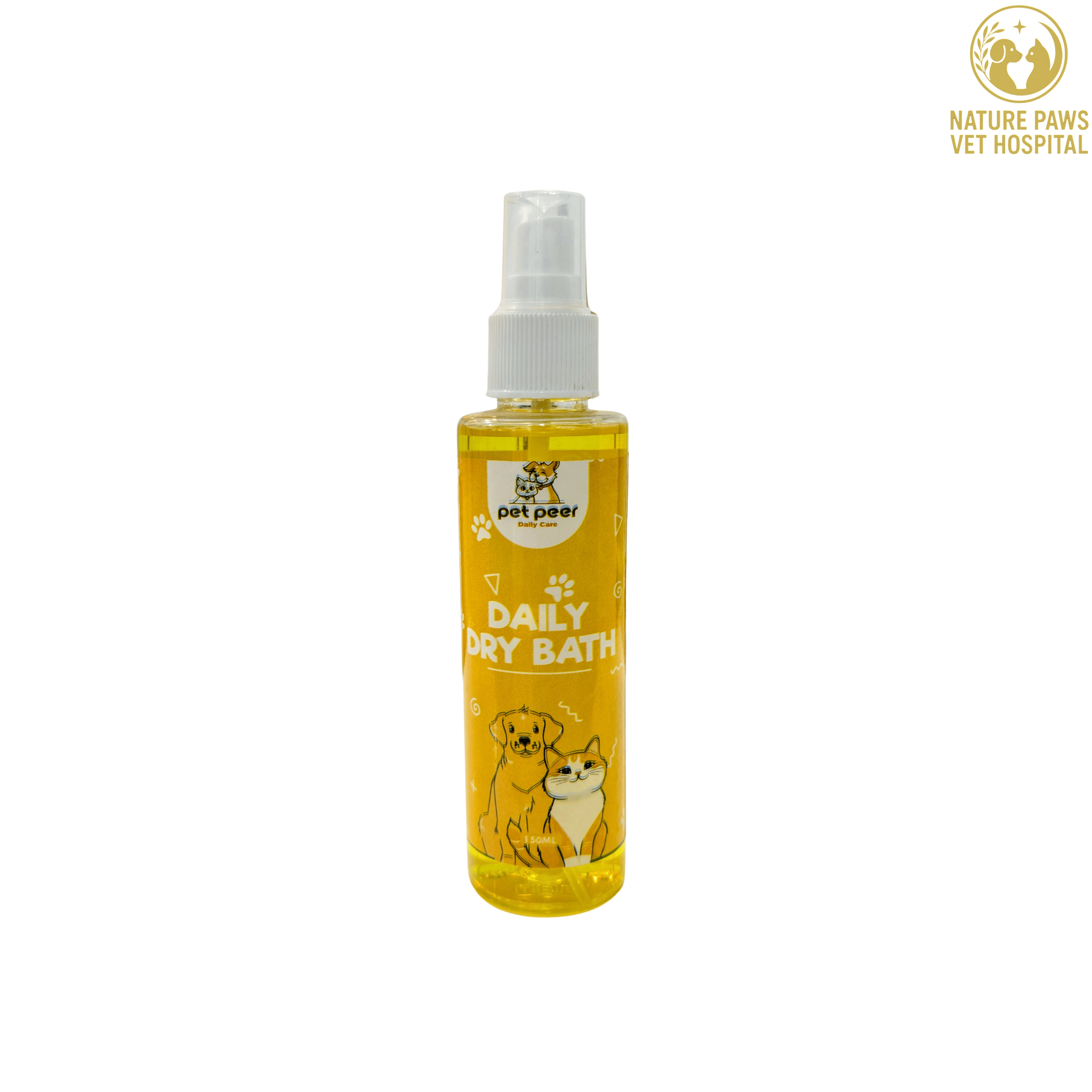Pet Peer Daily Bath For Cat & Dogs - 150ml - Image 1