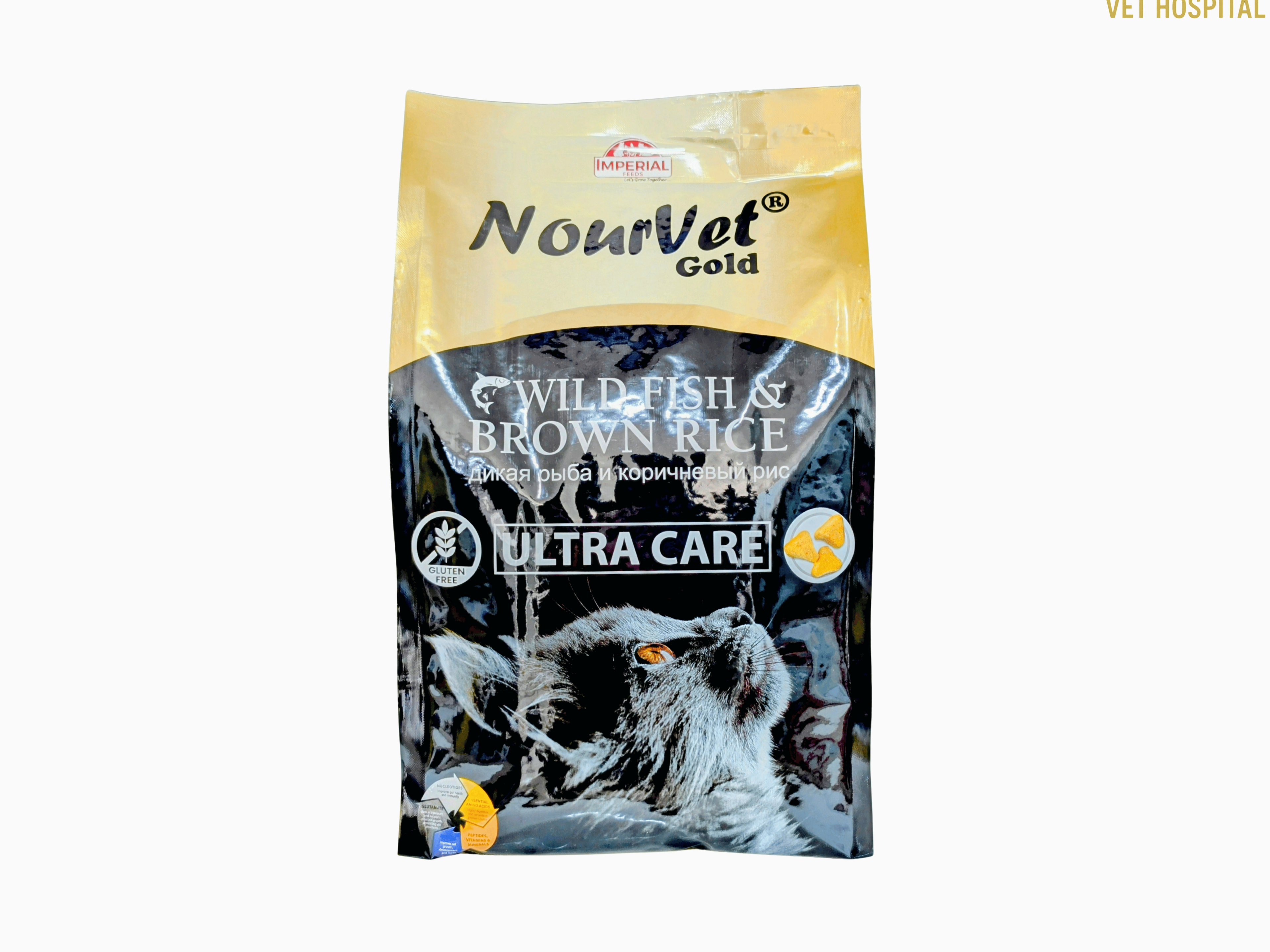 Nourvet Gold Cat Food - 1.2kg Pack