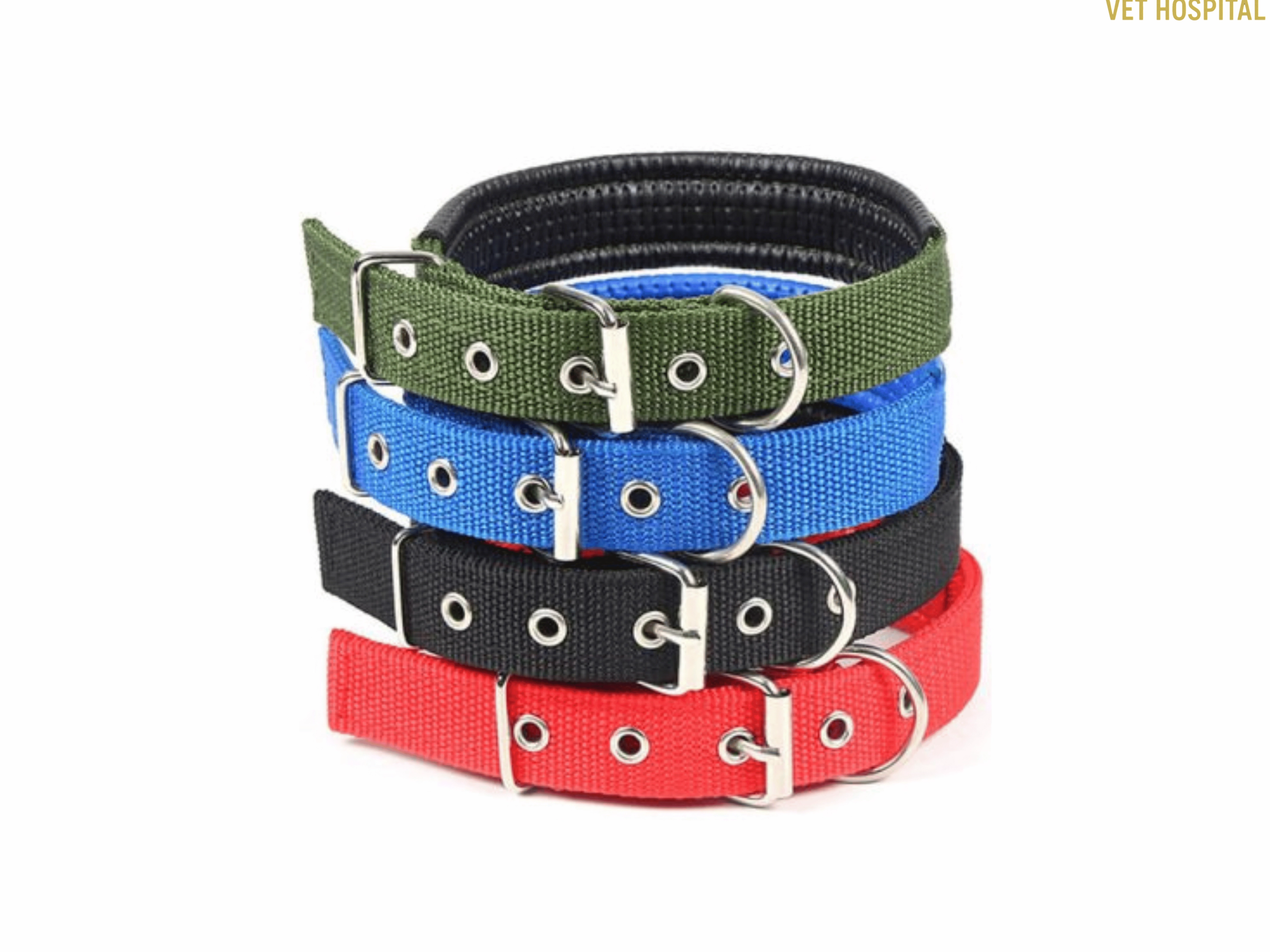 Soft Nylon Padded Adjustable Collar For Dogs