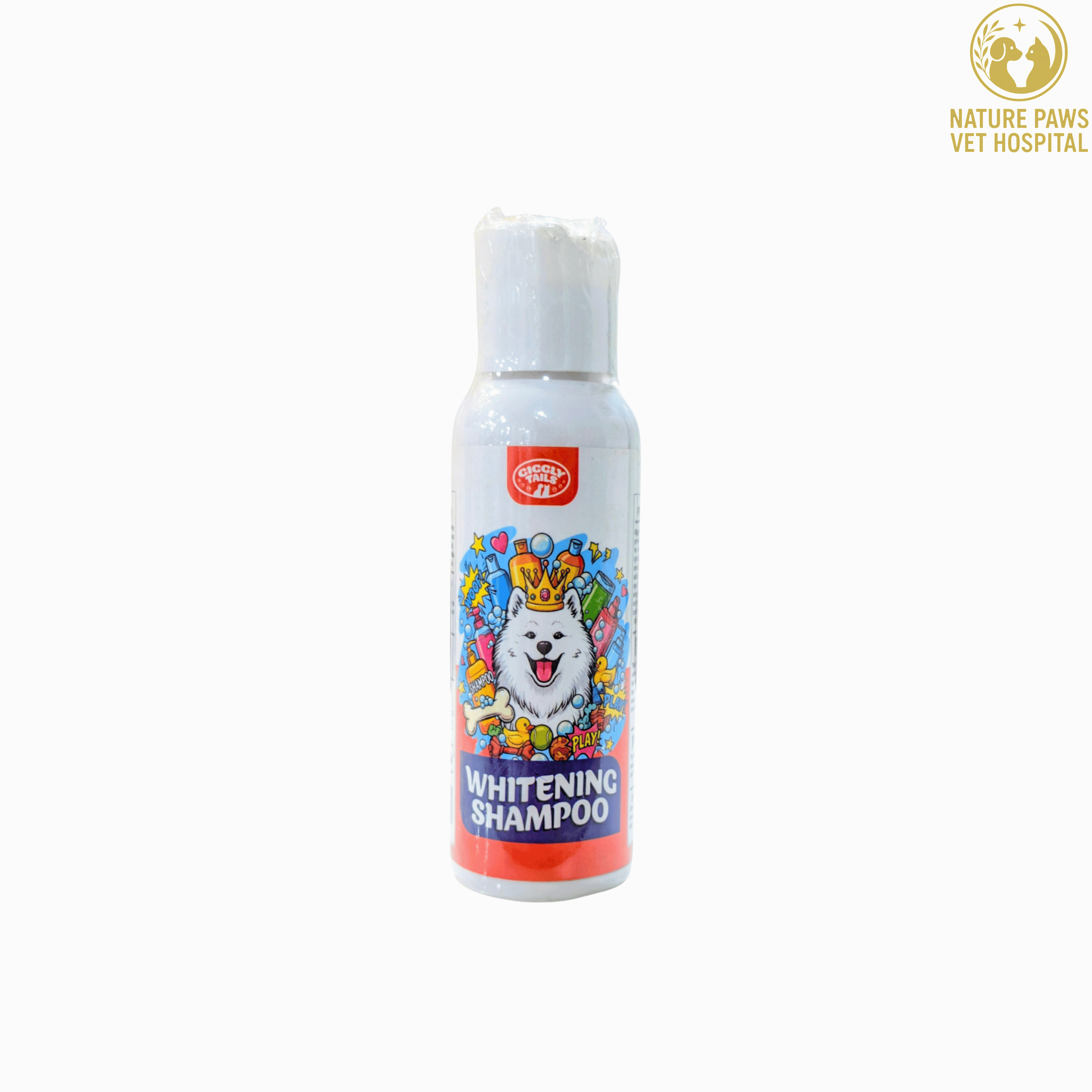 Giggly Tails Dog Whitening Shampoo - 100ml