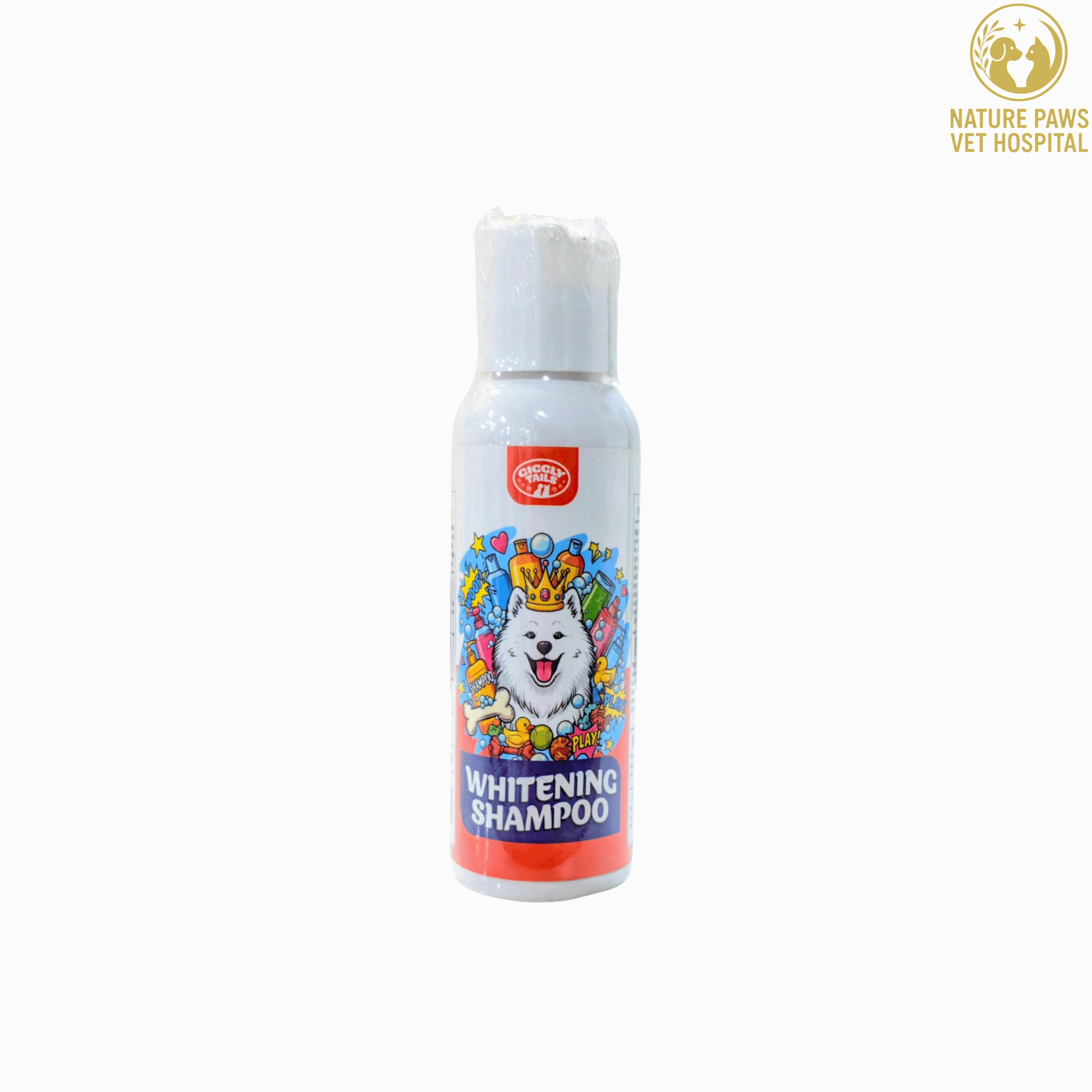 Giggly Tails Dog Whitening Shampoo - 100ml - Image 1