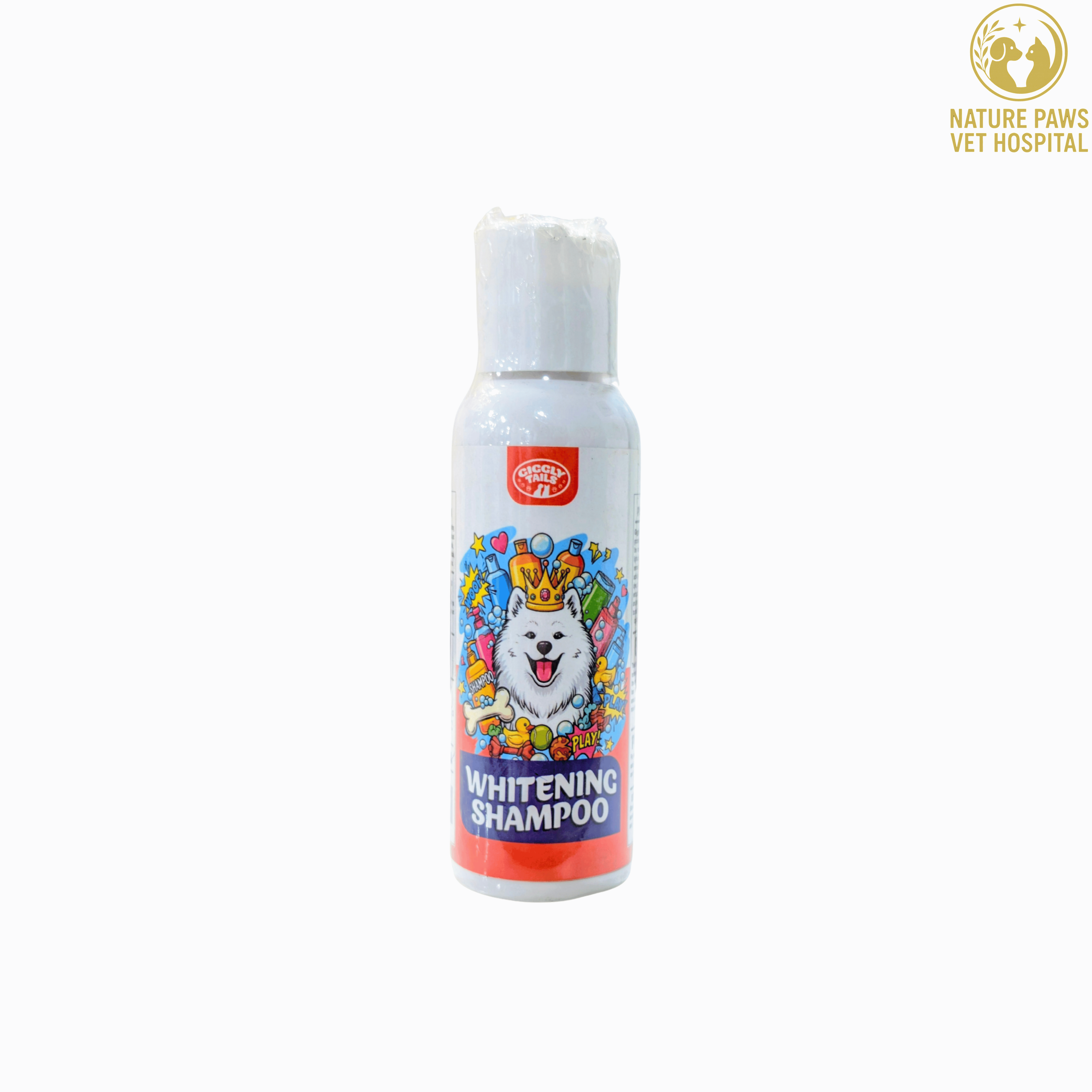 Giggly Tails Dog Whitening Shampoo - 100ml - Image 1
