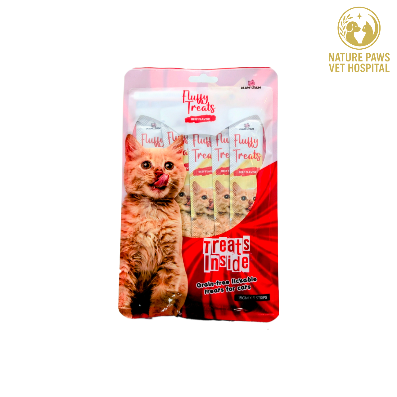 Maw & Paw Fluffy Treats ( Beef ) - 75g - Image 1