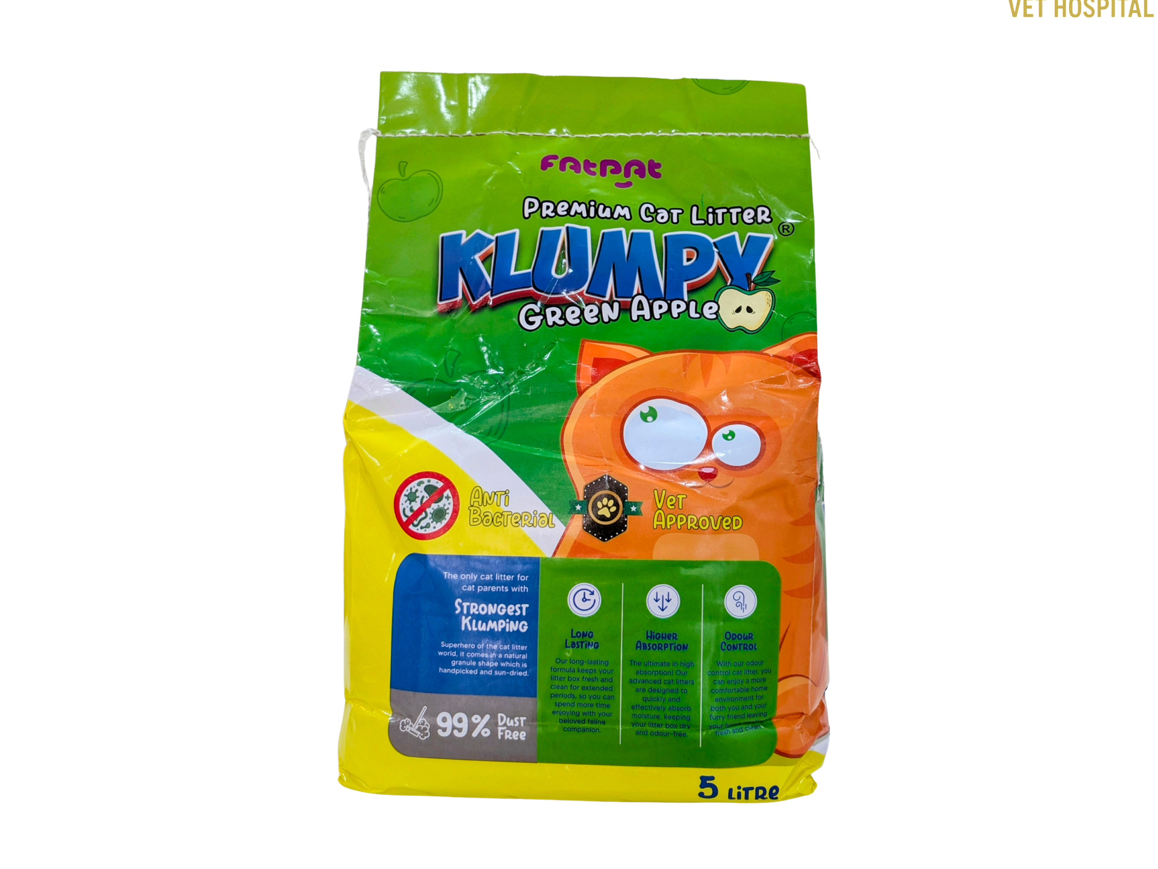 Klumpy Green Apple Cat Litter - 5L