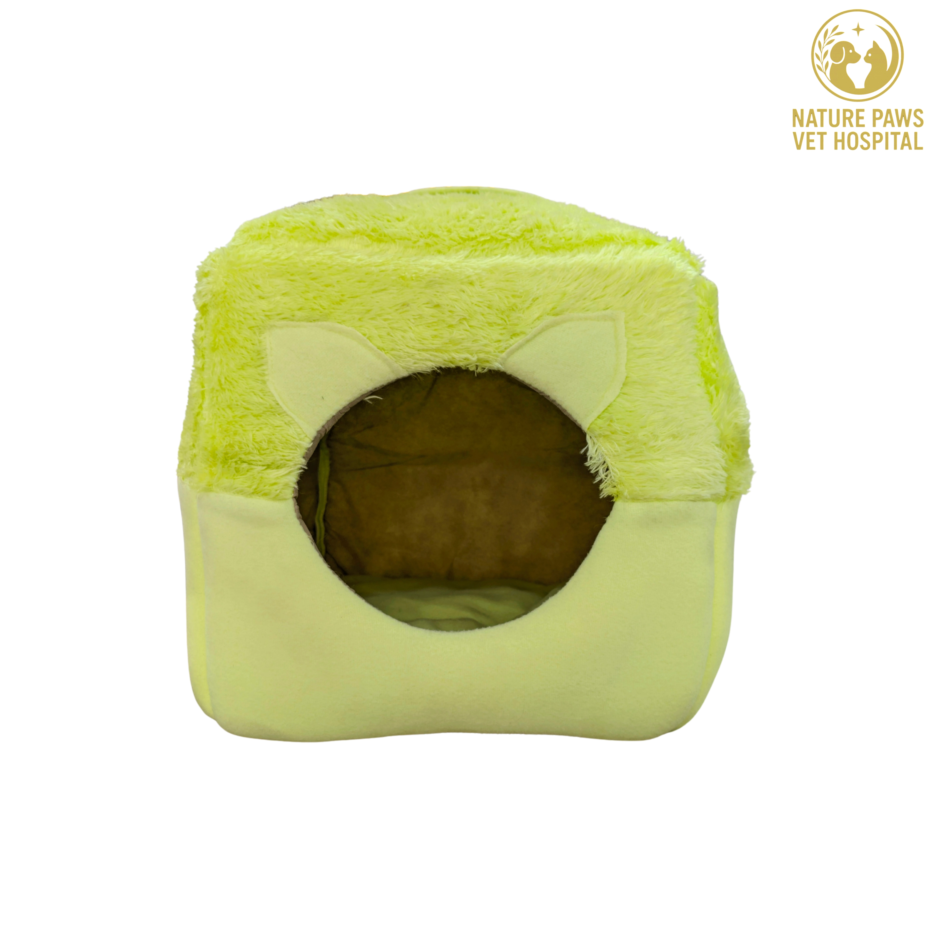 Fur Sofa Cum Bed House For Cats - Image 1