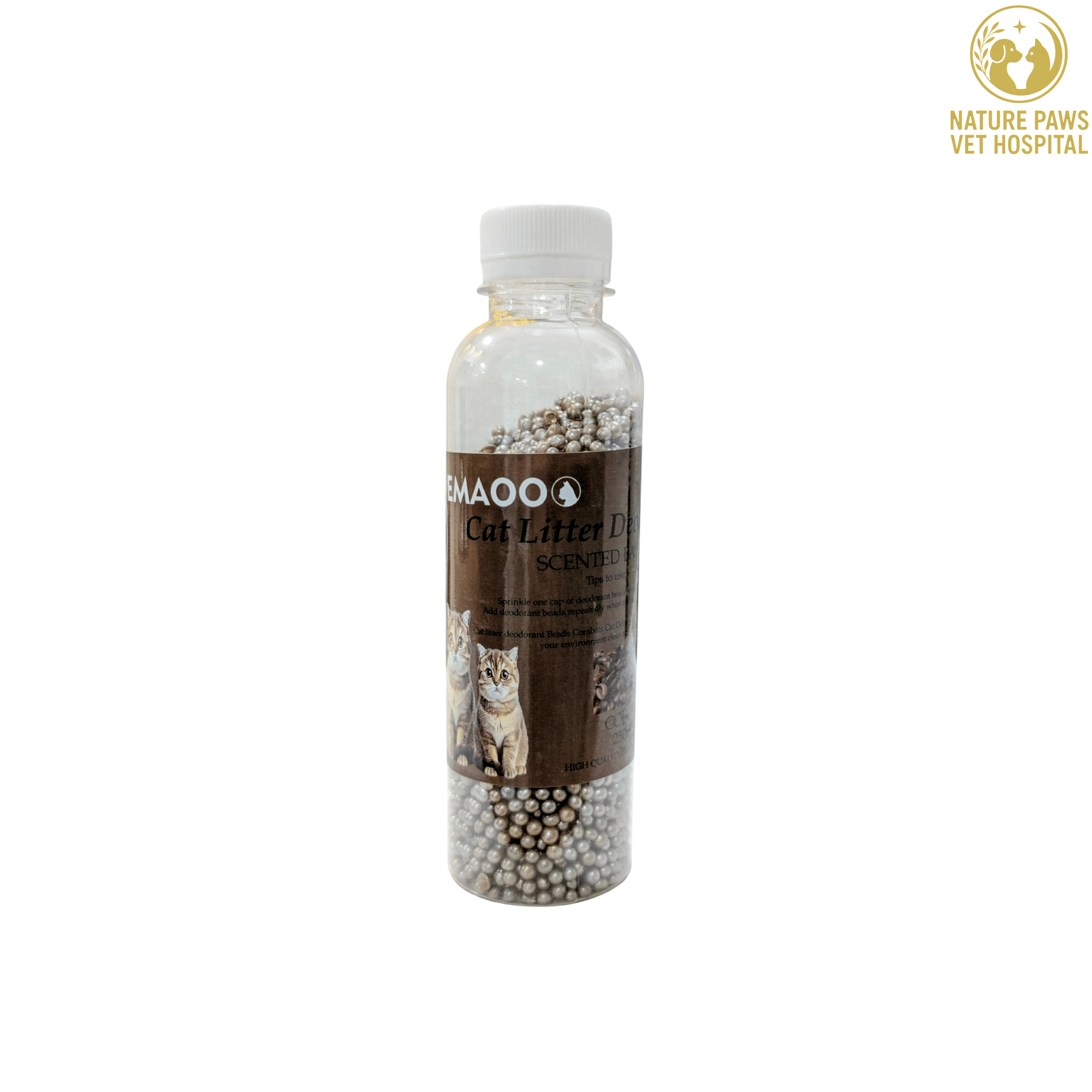 Cat Litter Deodorizer Scented Balls (Coffee) - 250ml - Image 1