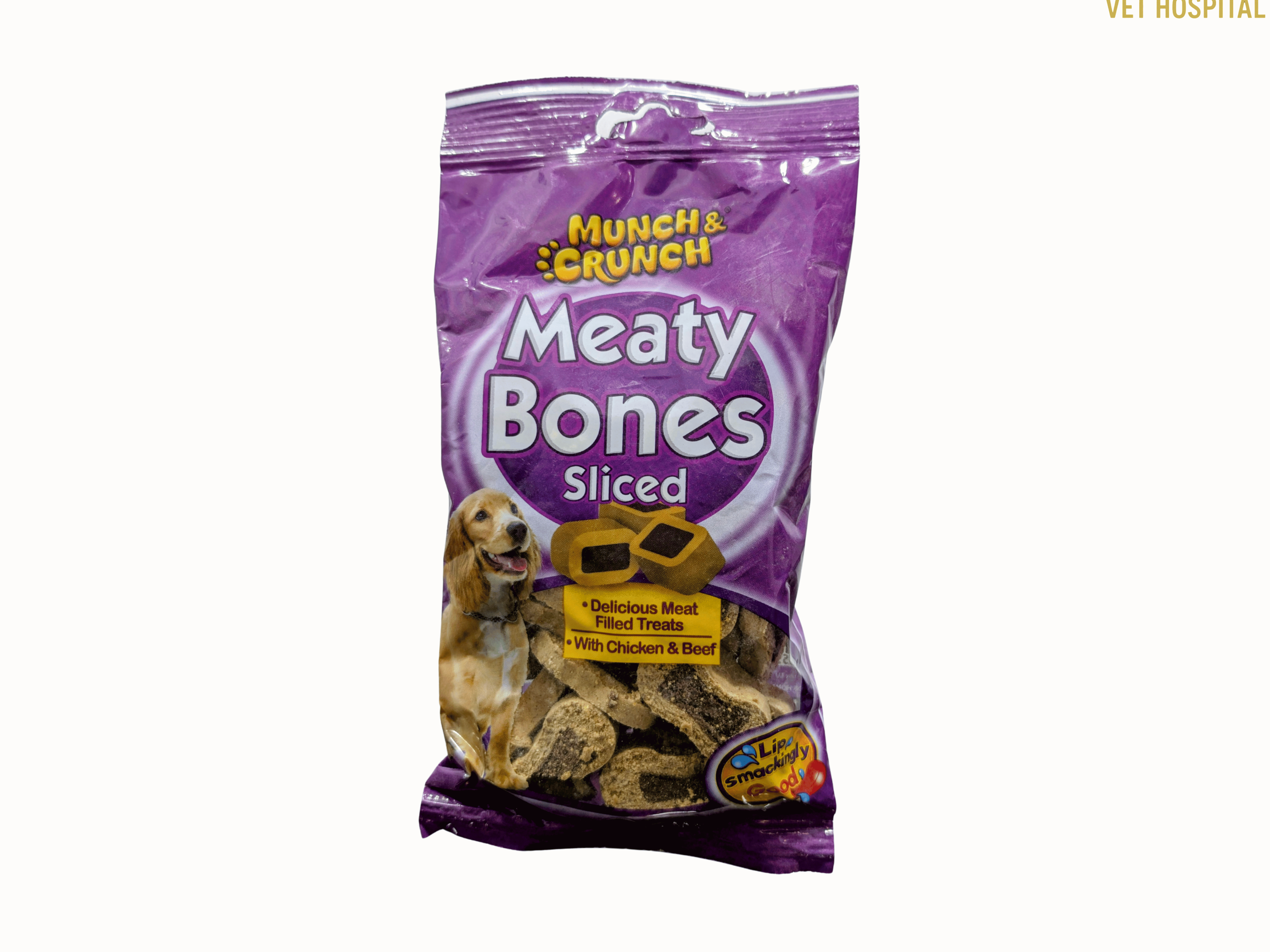 Munch & Crunch Sliced Meaty Bones - 140g