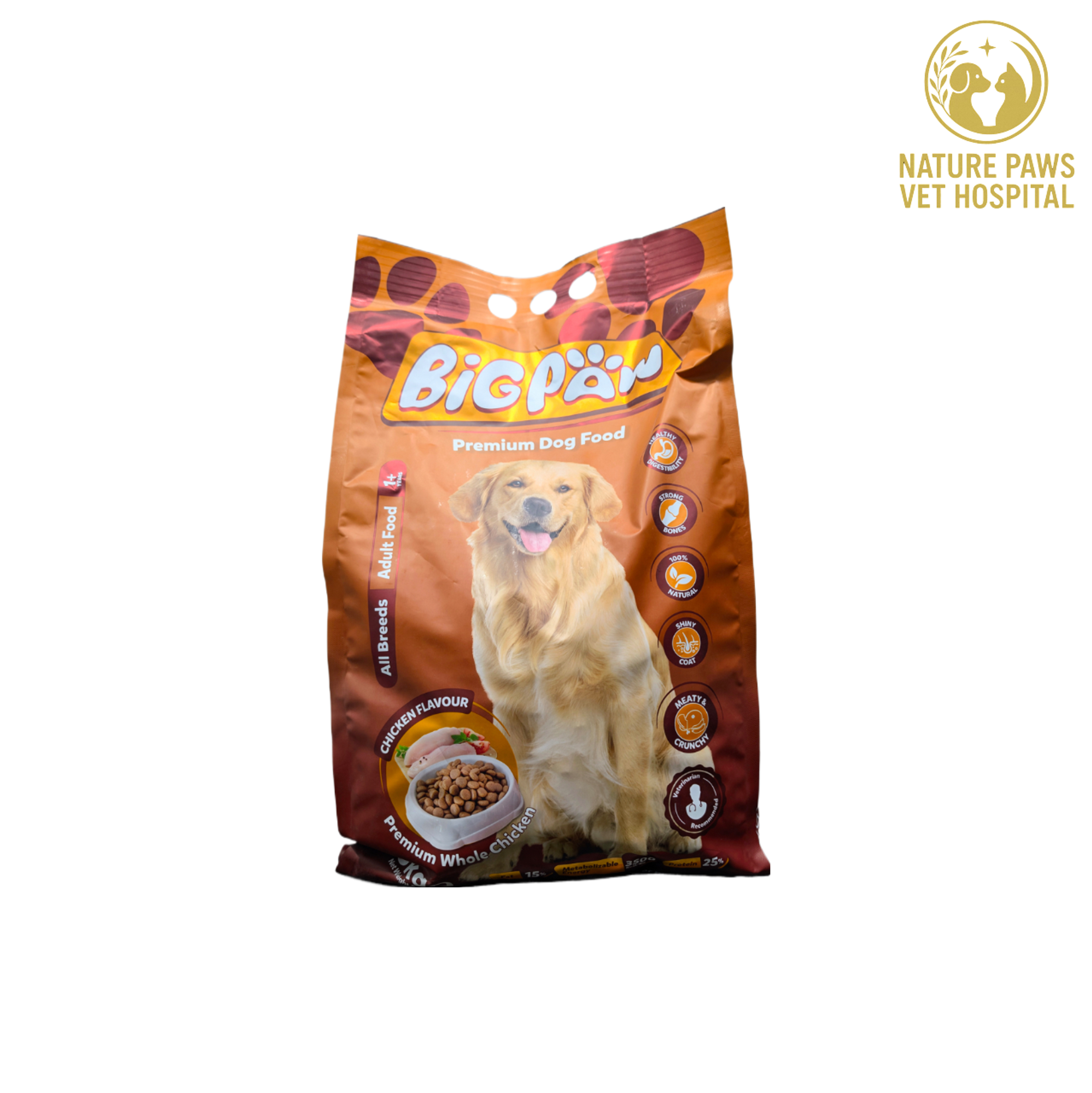 Big Paw Premium Dog Food - Chicken Flavour - 3kg Pack - Image 1