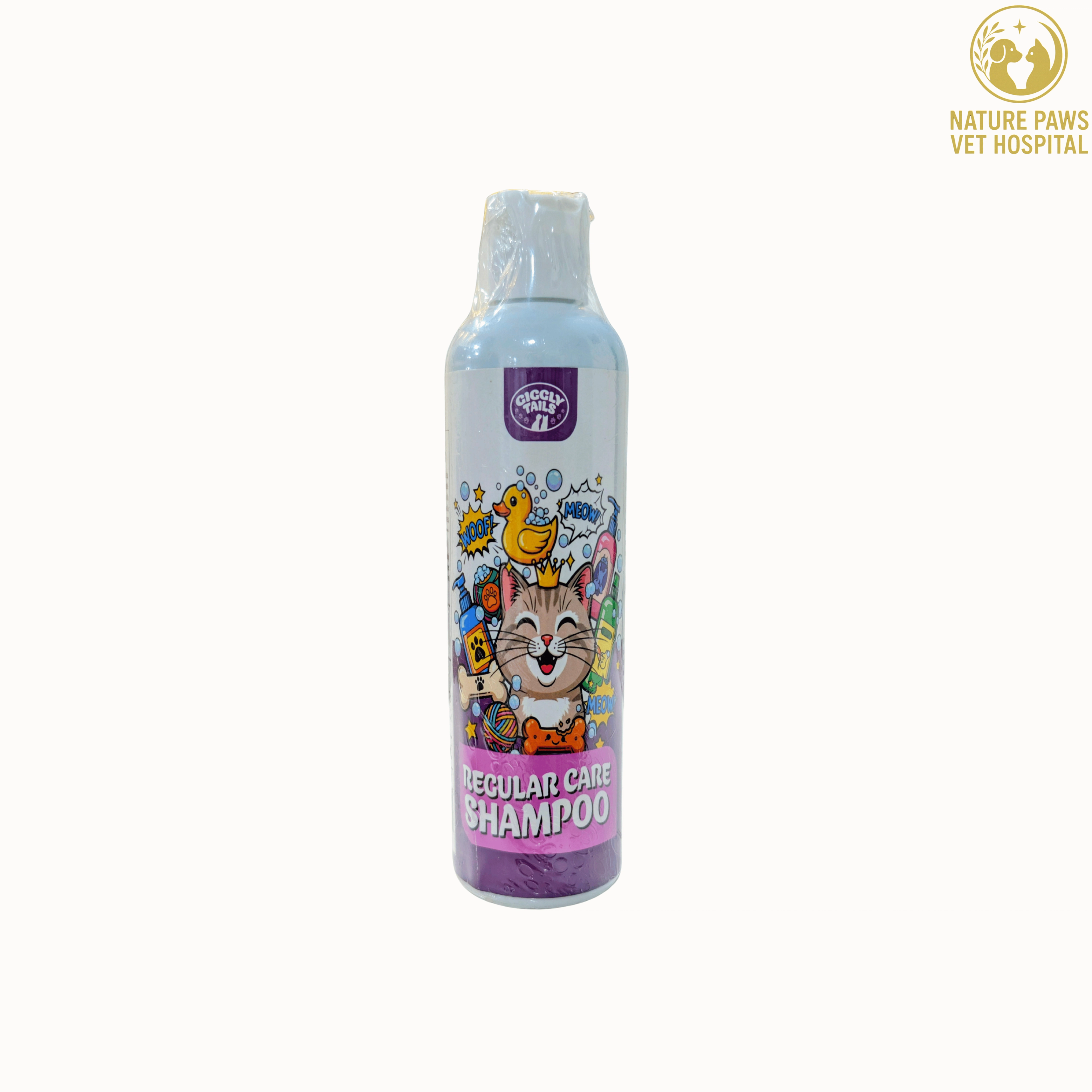 Giggly Tails Regular Care Cat Shampoo - 300ml - Image 1