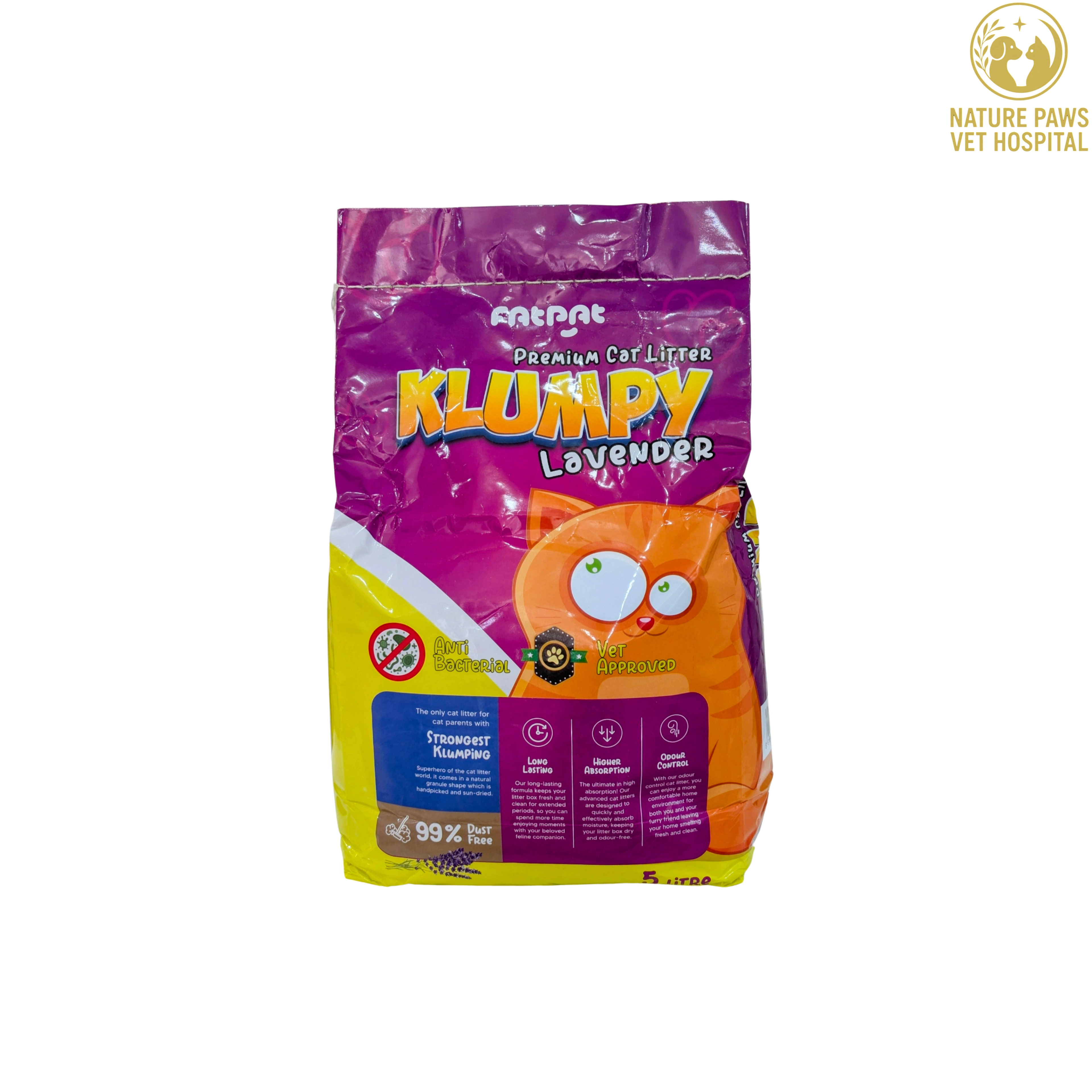 Klumpy Lavender Cat Litter - 5L - Image 1