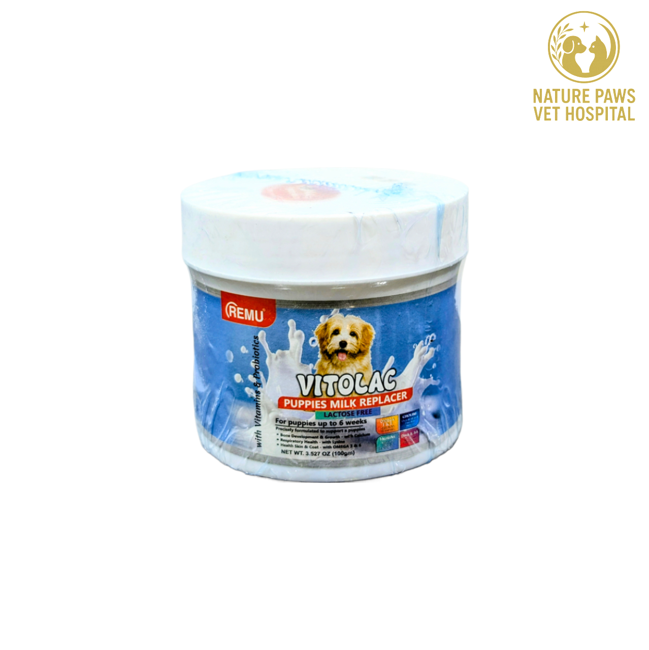 Remu Vitolac Milk Replacer For Puppies - 100g