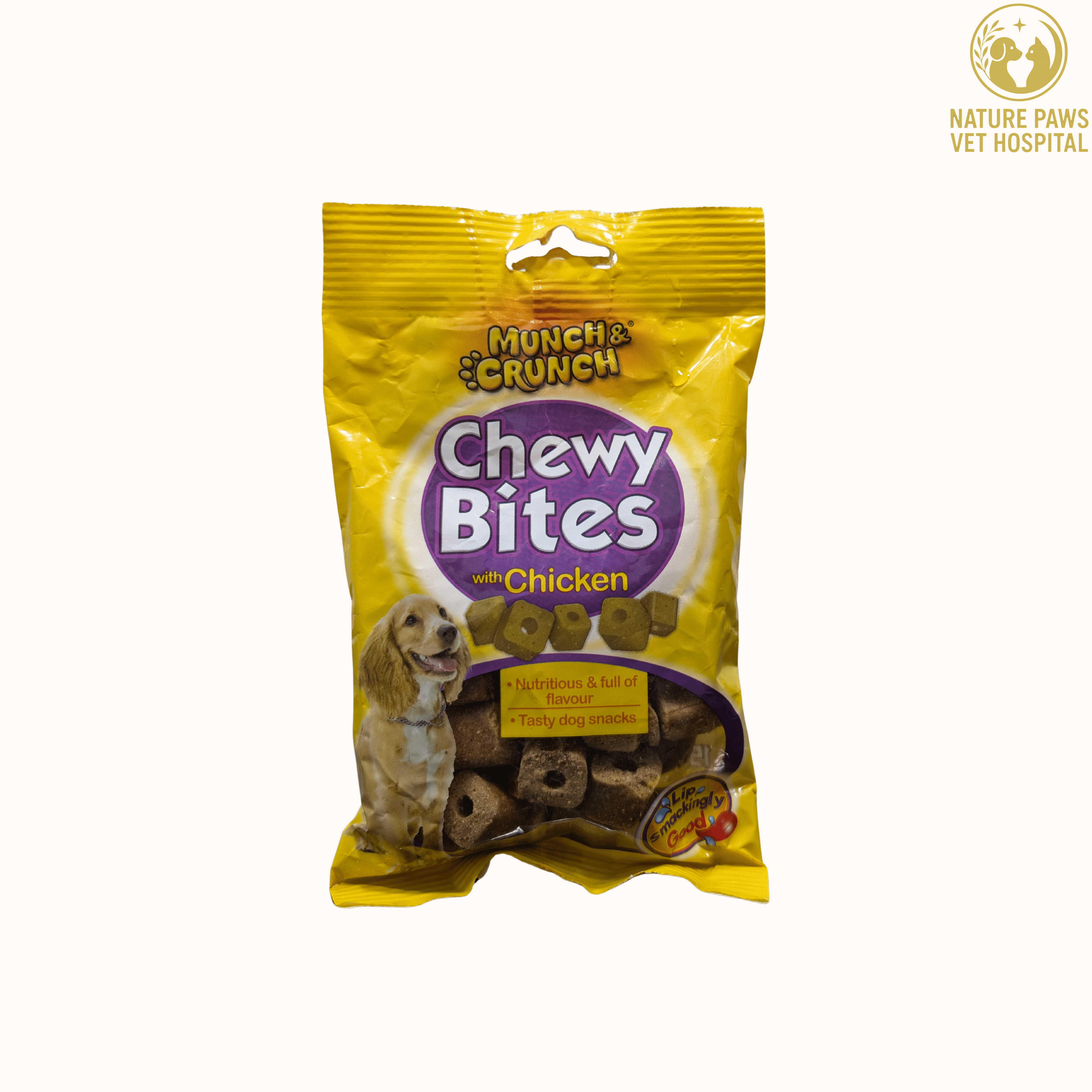 Munch & Crunch Chewy Bites With Chicken - 140g