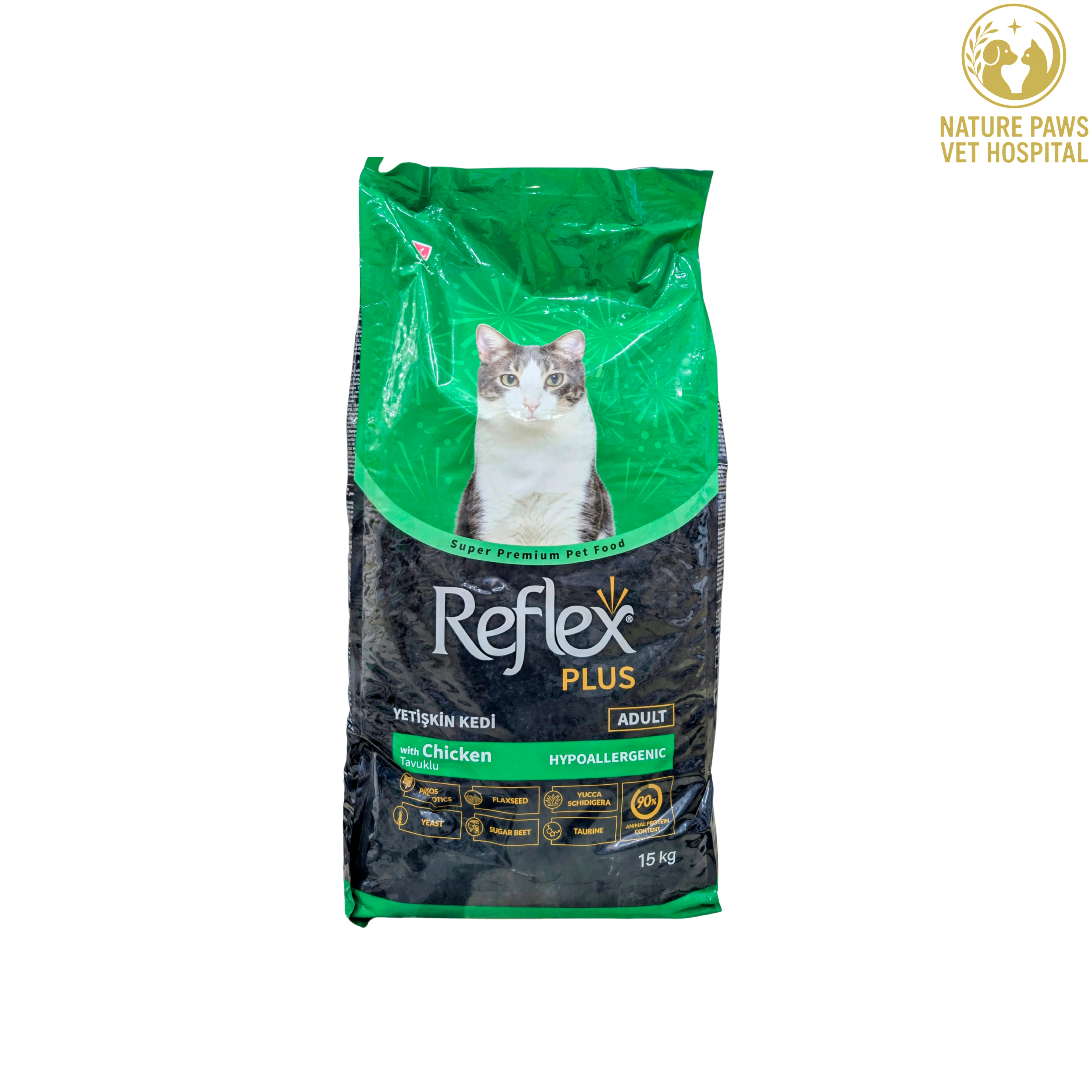 Reflex Plus Adult Cat Food - 15kg Pack - Image 1