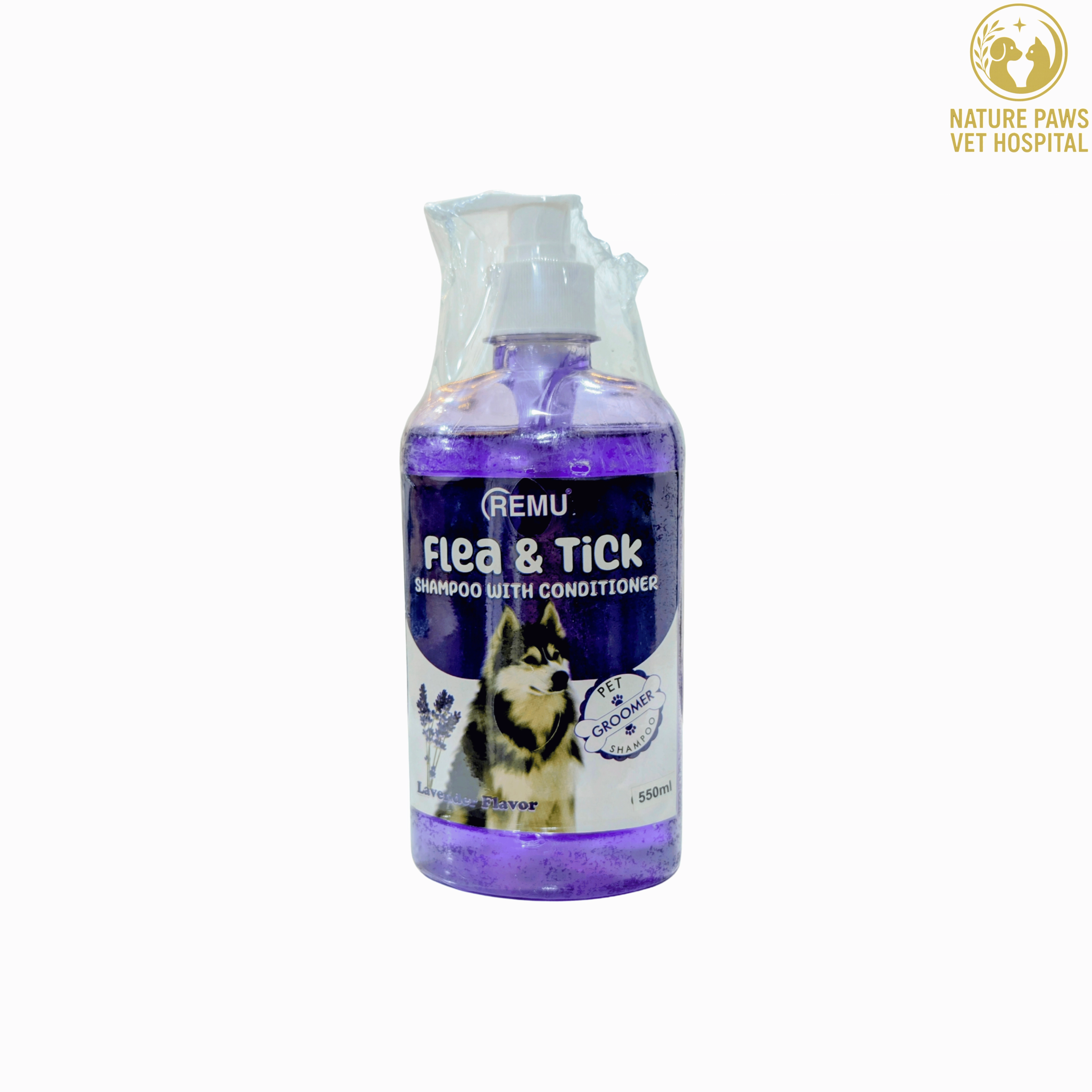 Flea & Tick Shampoo With Conditioner ( Lavender ) - 550ml - Image 1