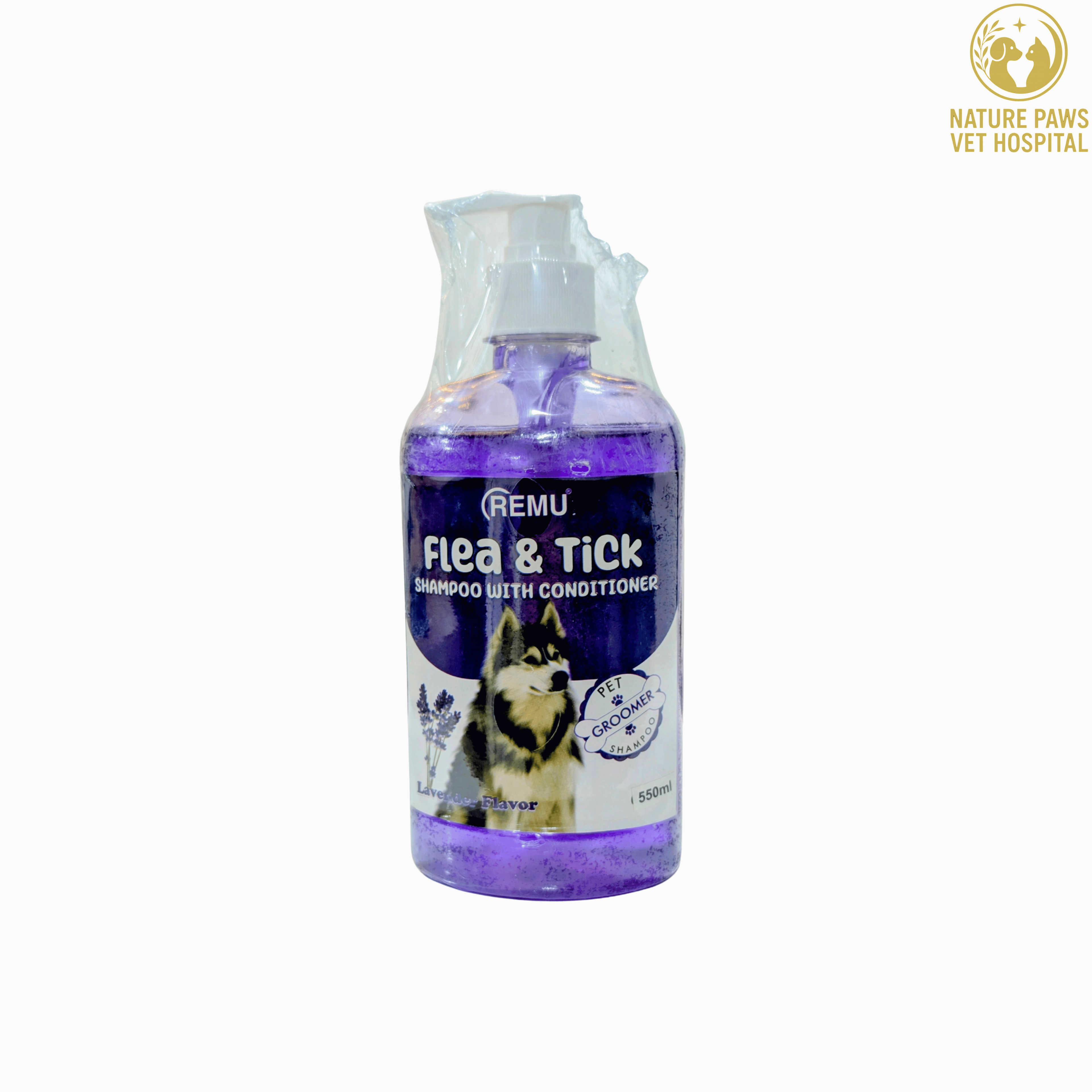 Flea & Tick Shampoo With Conditioner ( Lavender ) - 550ml - Image 1