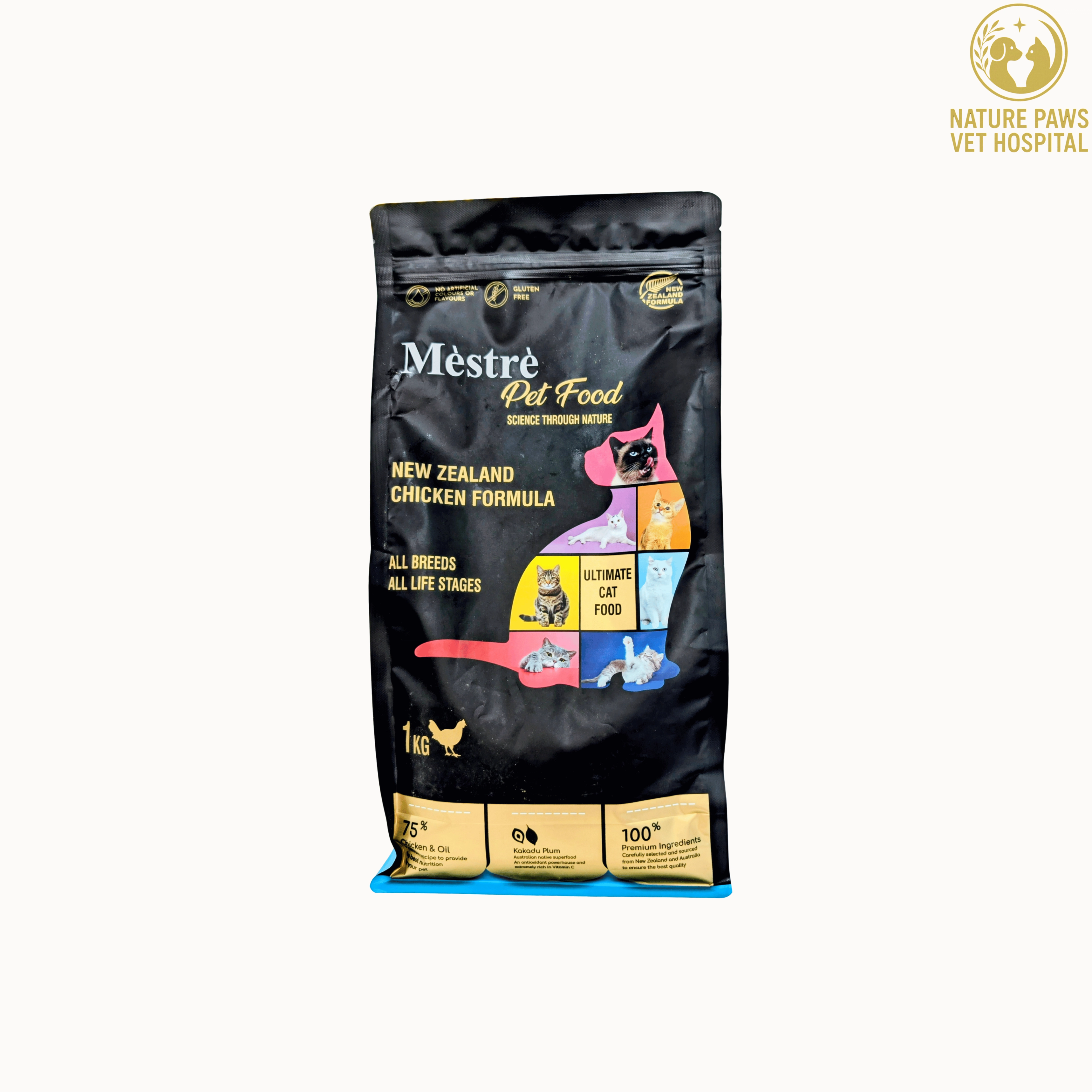 Mestre Cat Food (For All Life Stages, All Breeds) - 1kg Pack - Image 1