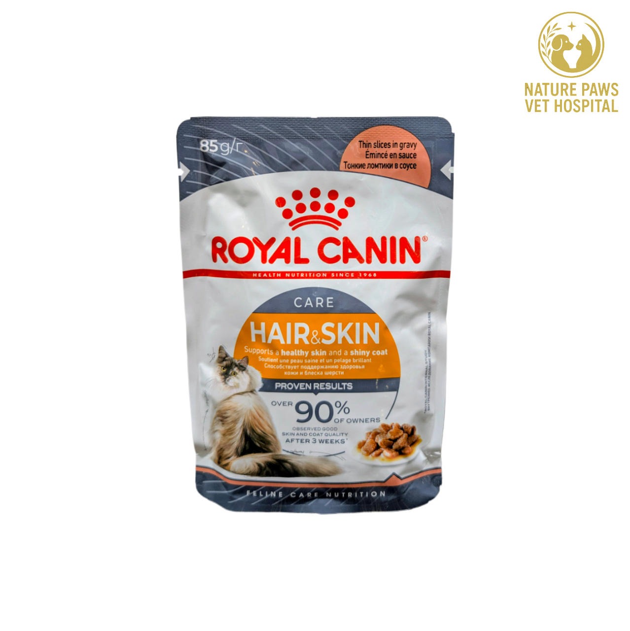 Royal Canin Hair & Skin Jelly Pouch - 85g - Image 1