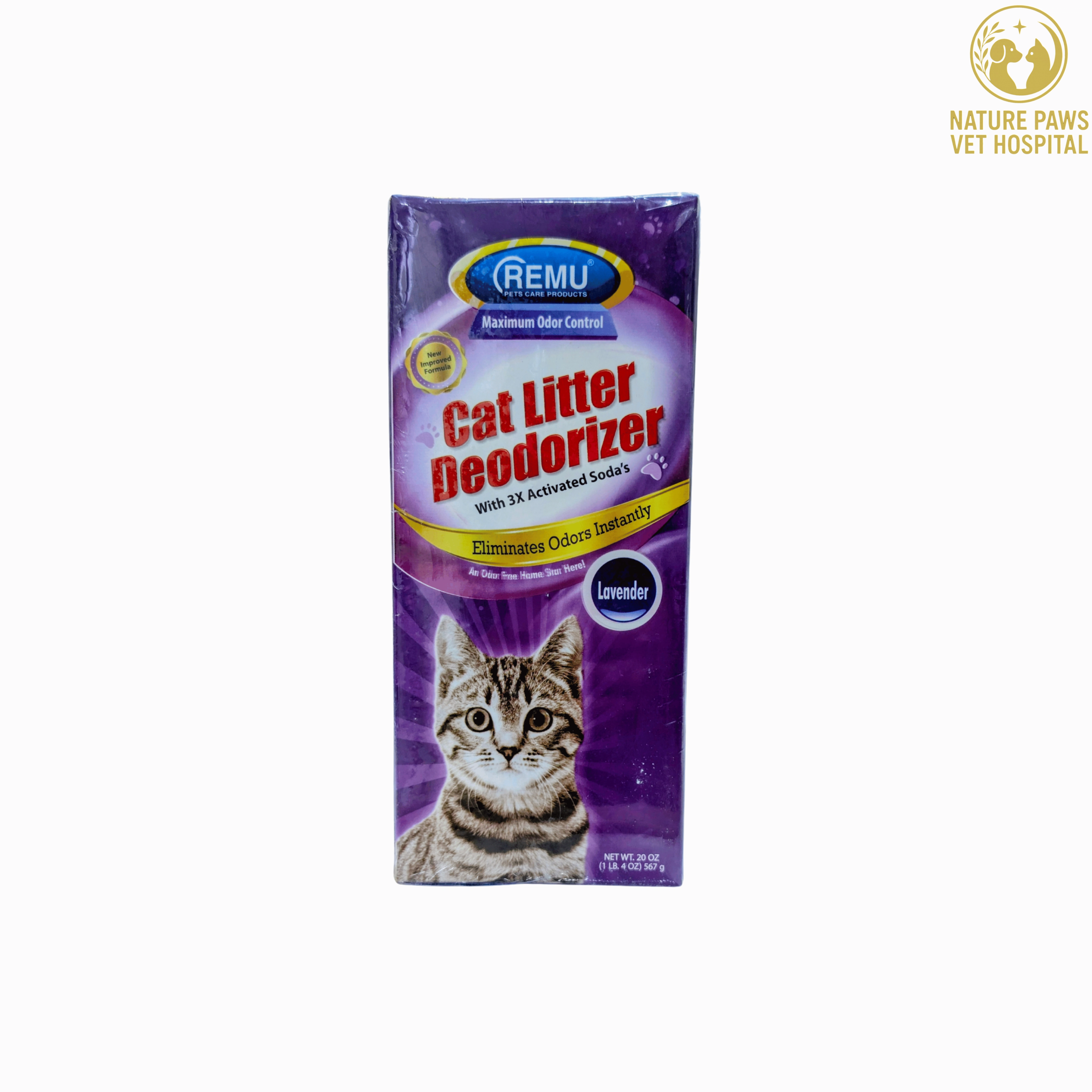 Remu Cat Litter Deodorizer (Lavender) - 567g - Image 1
