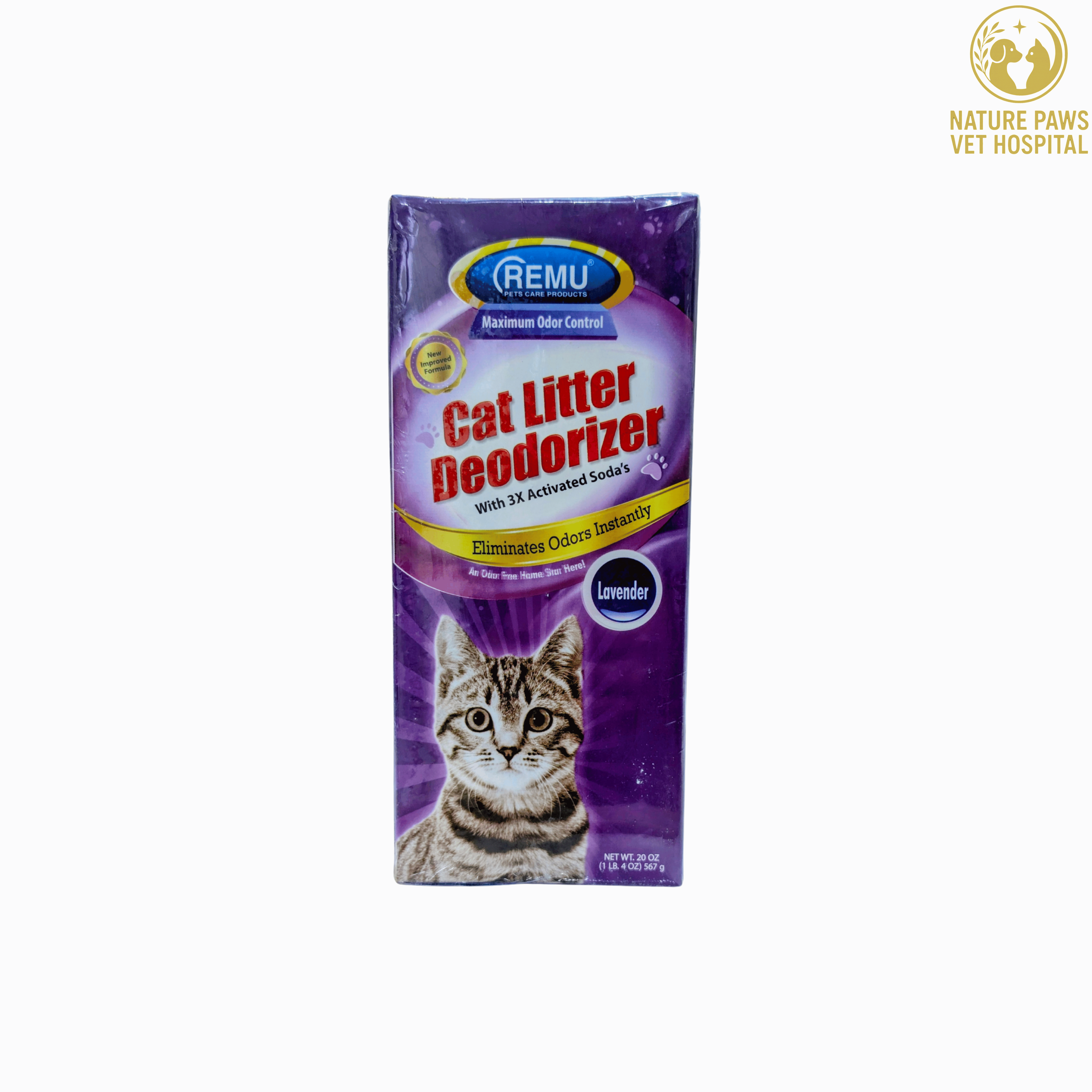 Remu Cat Litter Deodorizer (Lavender) - 567g - Image 1