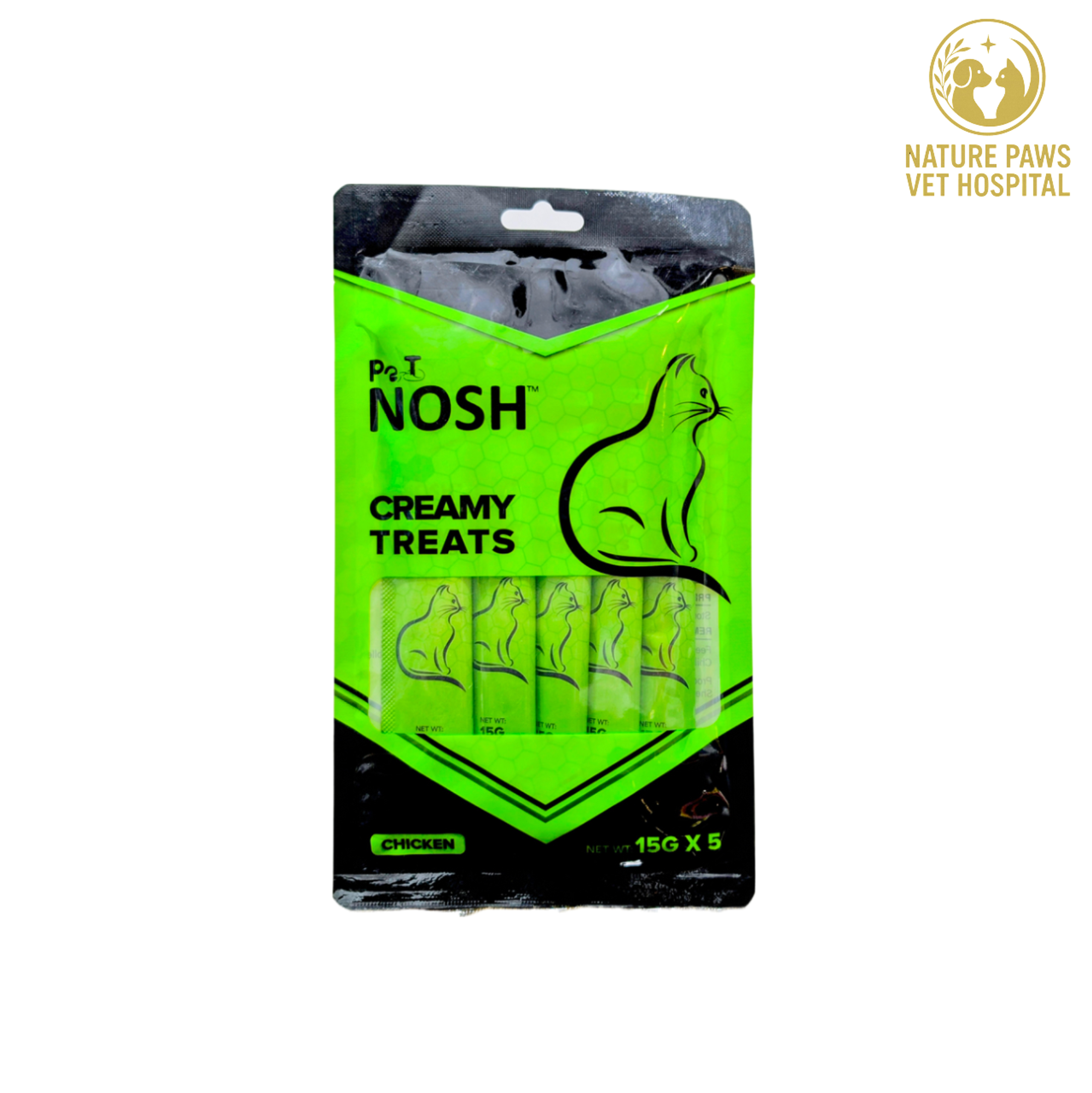 Pet Nosh Creamy Treats (Chicken )- 75g pouch - Image 1