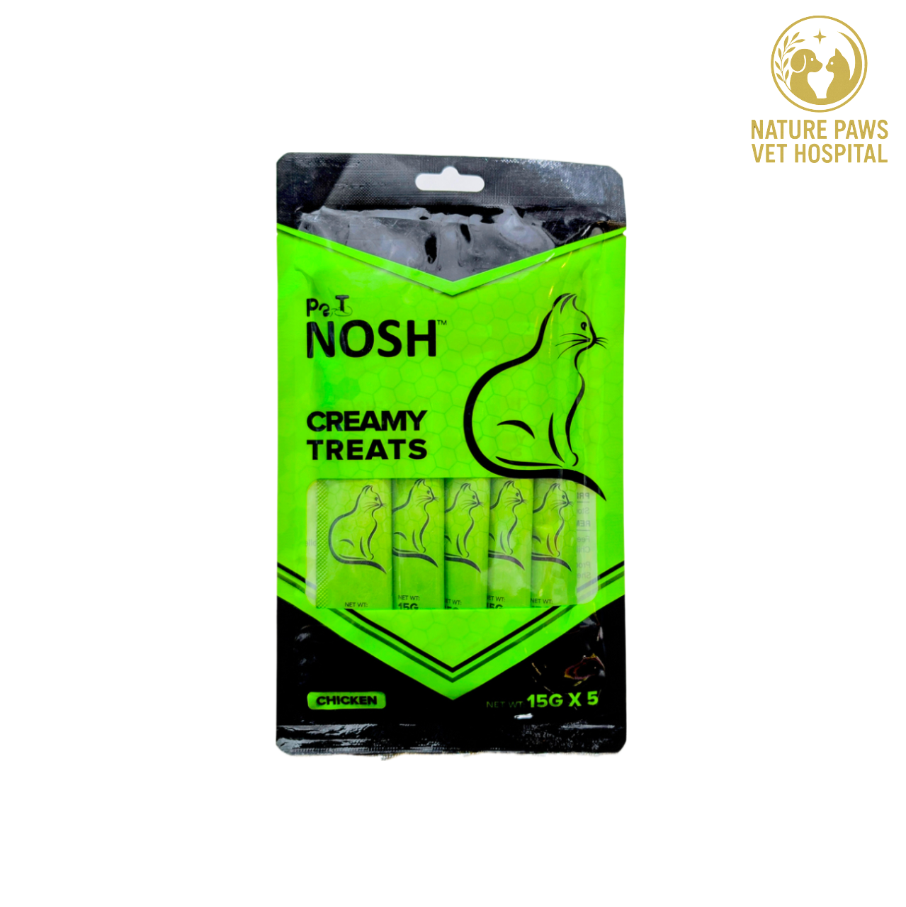 Pet Nosh Creamy Treats (Chicken )- 75g pouch - Image 1