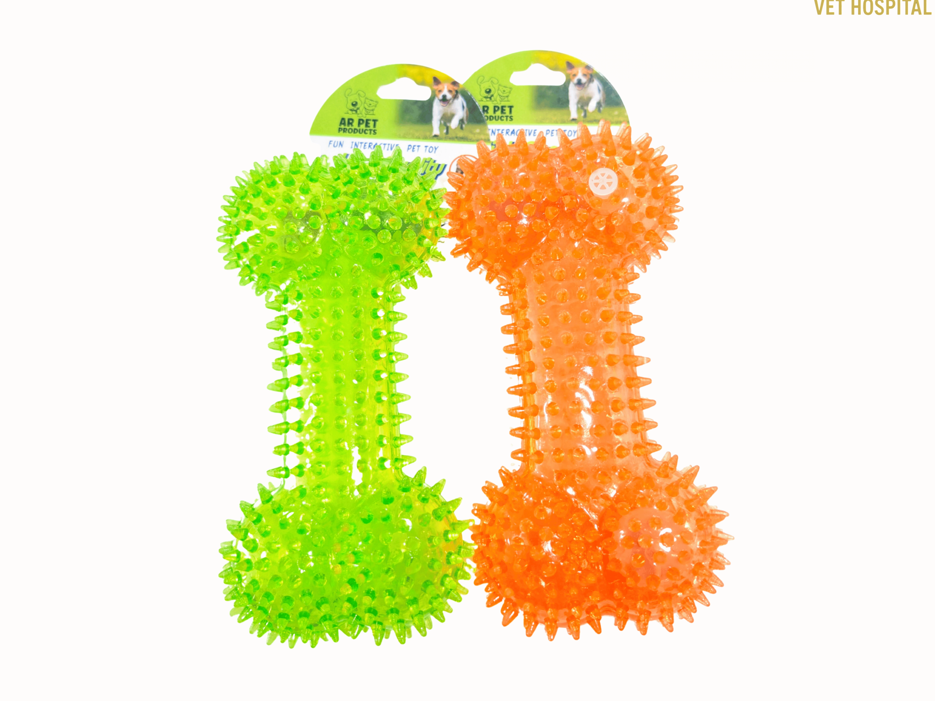 Durable Dog Rubber Bone Toy (Large)