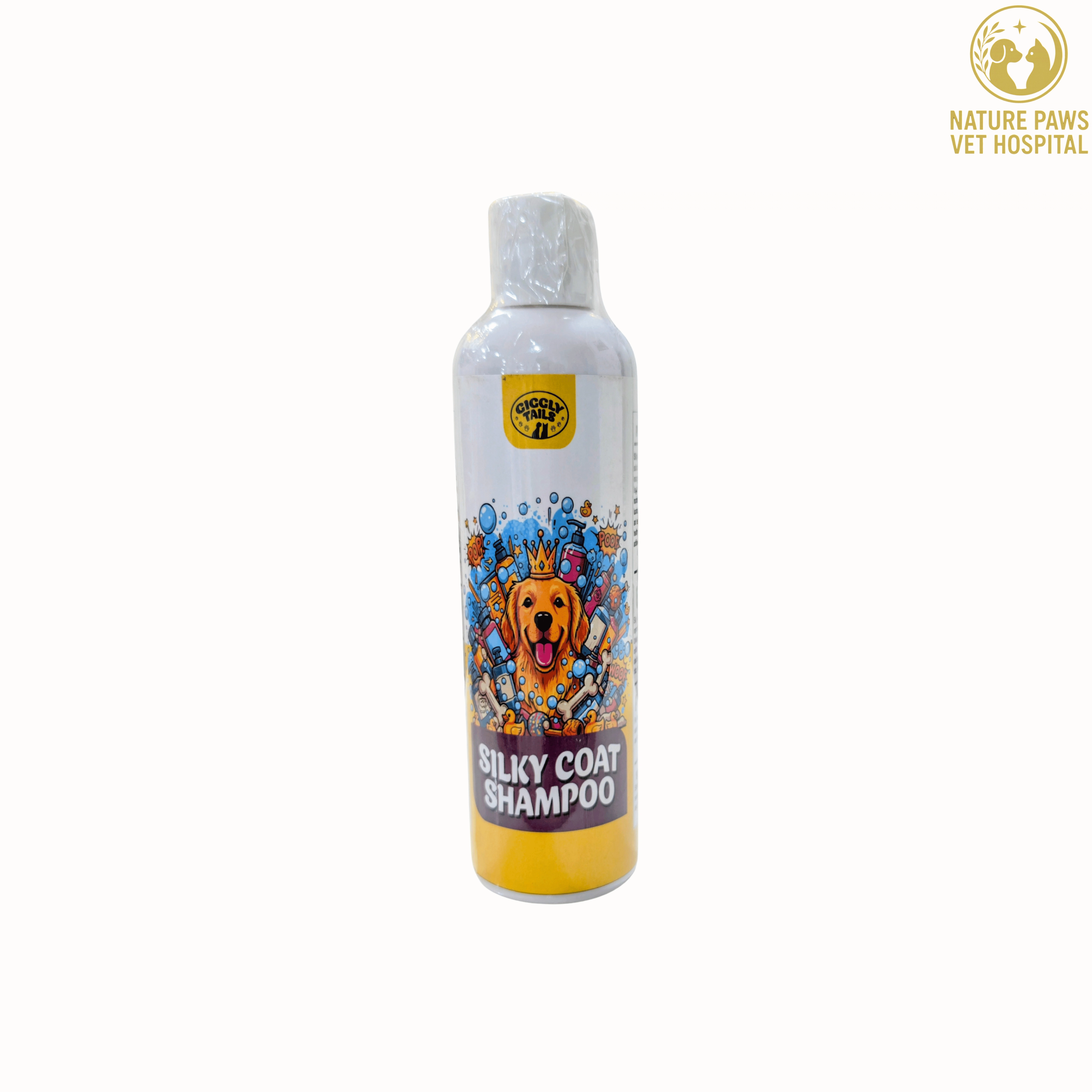 Giggly Tails Silky Coat Dog Shampoo - 320ml - Image 1