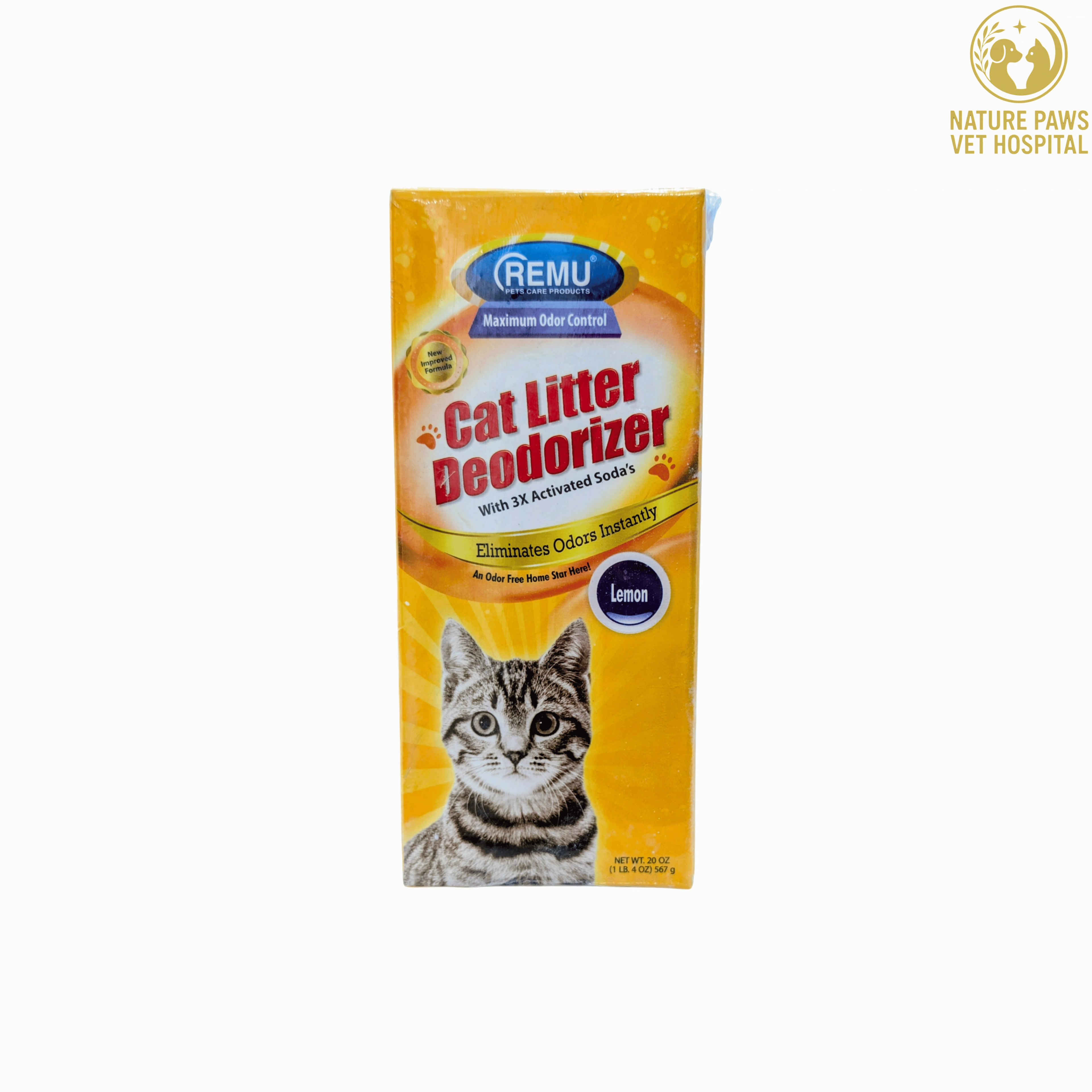 Remu Cat Litter Deodorizer (Lemon) - 567g - Image 1