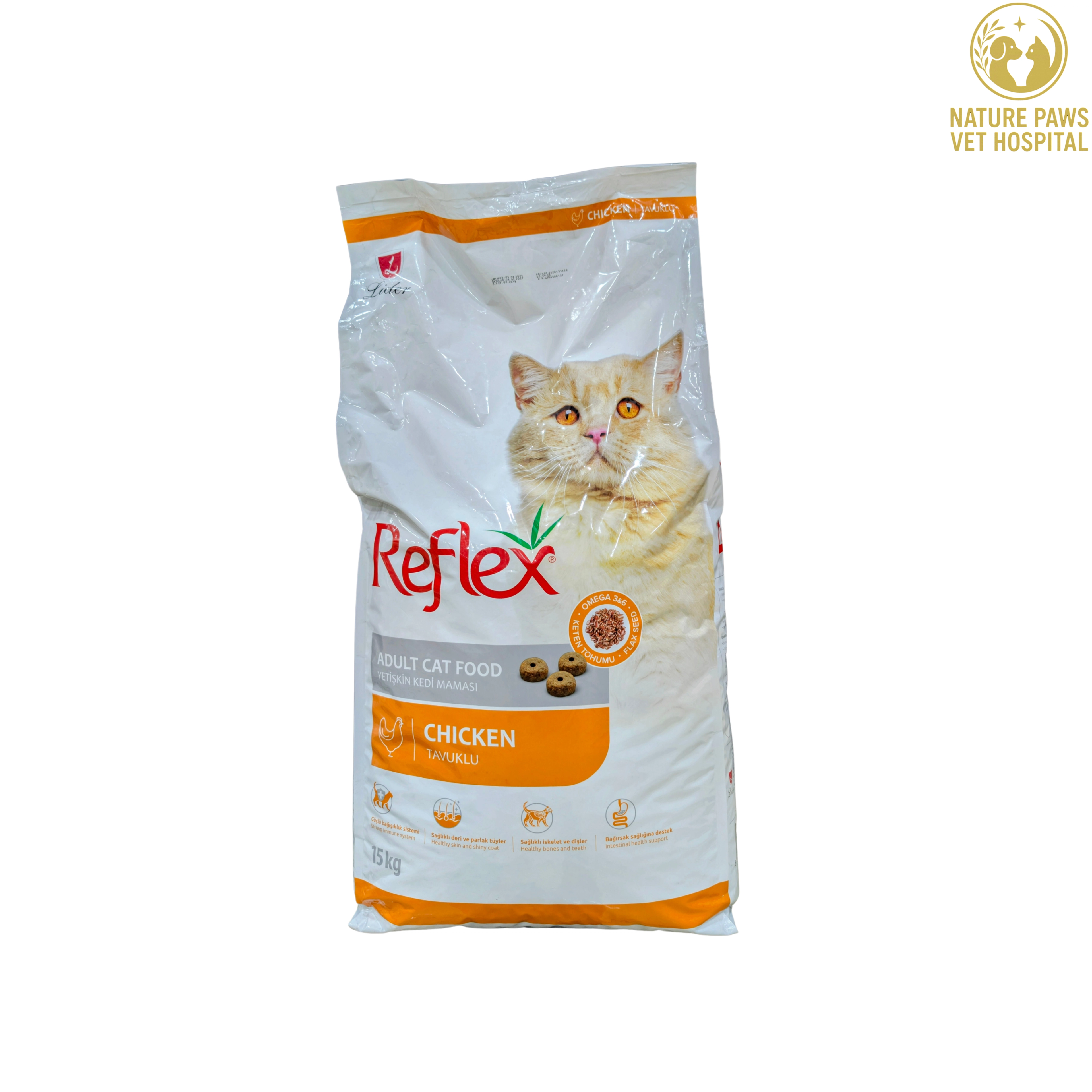 Reflex Adult Cat Food - 15kg Pack - Image 1