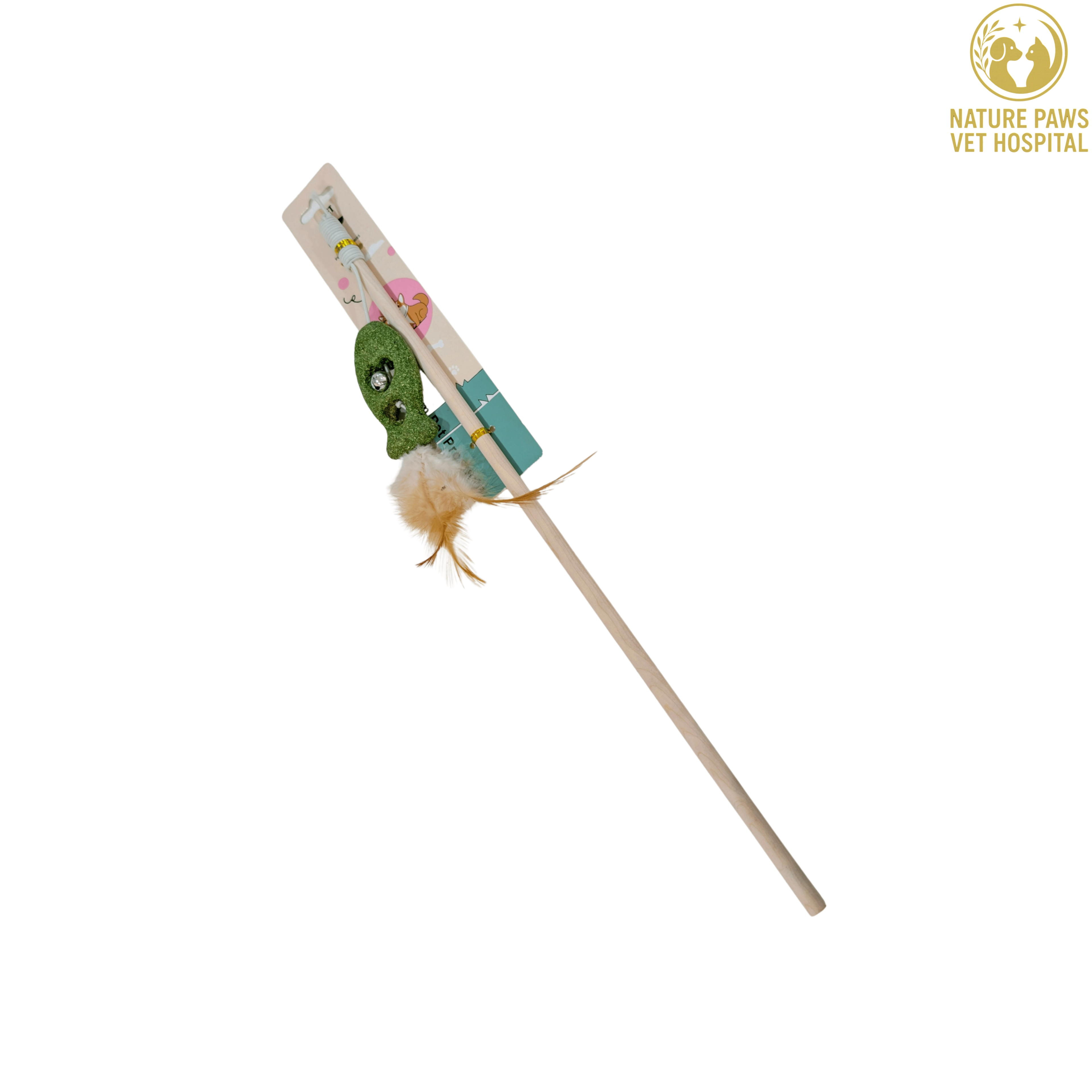 Cat Playing Stick - Image 1