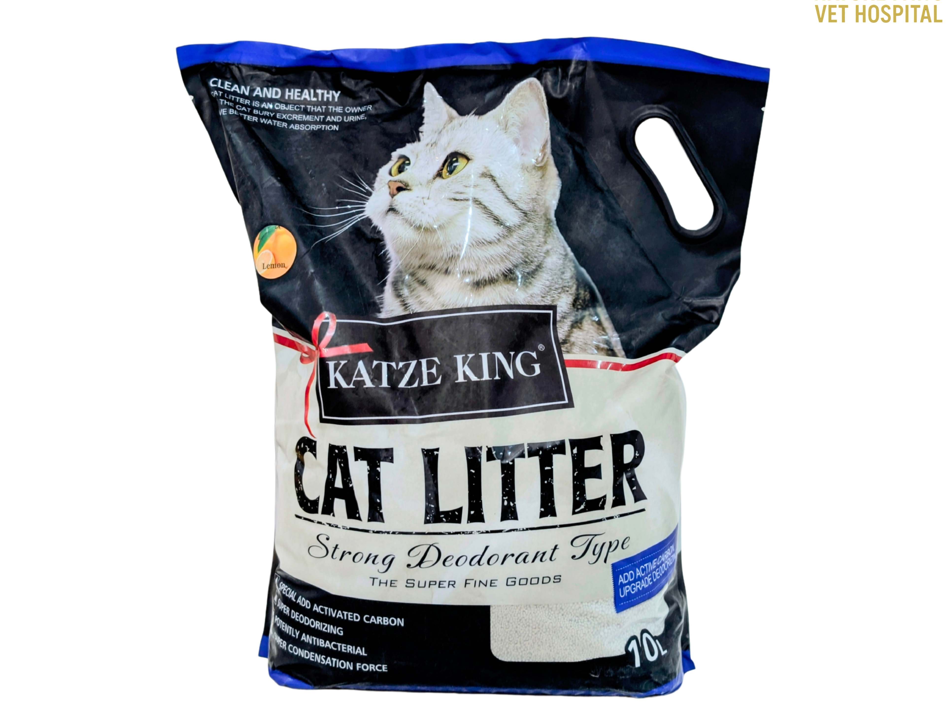 Katze King Cat Litter Lemon Scent - 10L
