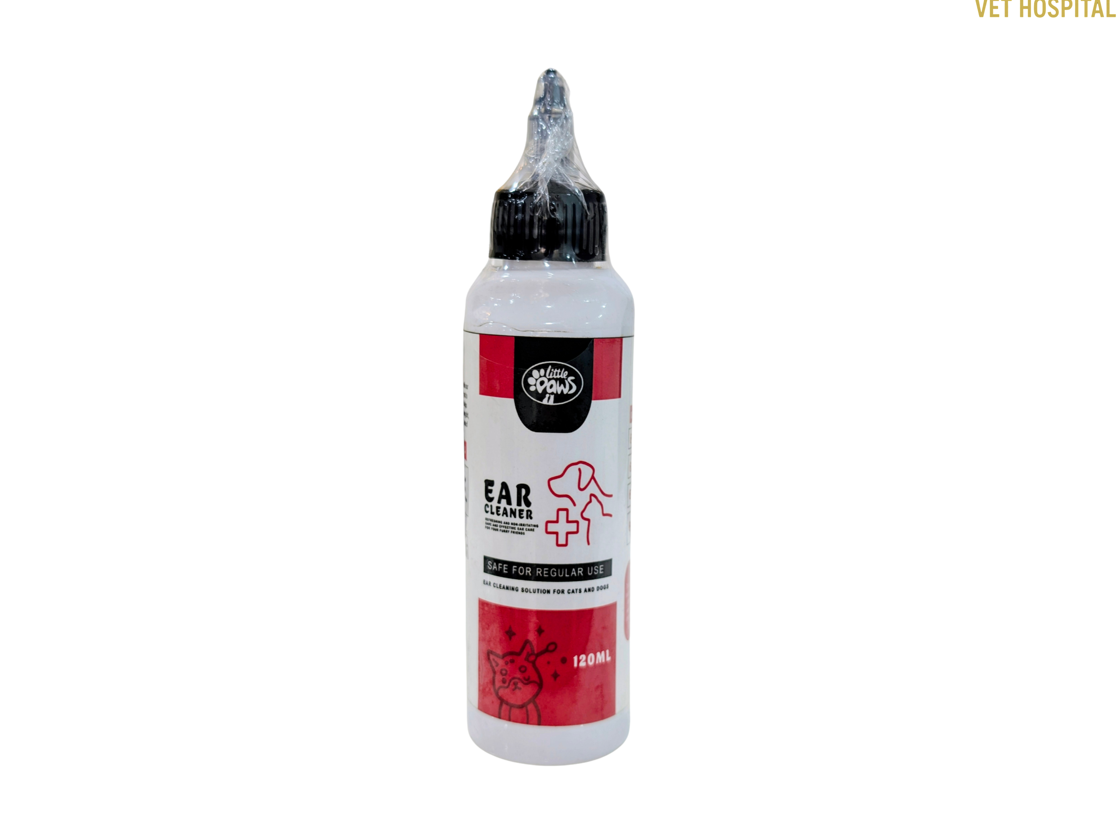 Little Paws Ear Cleaner For Cats & Dogs- 120ml