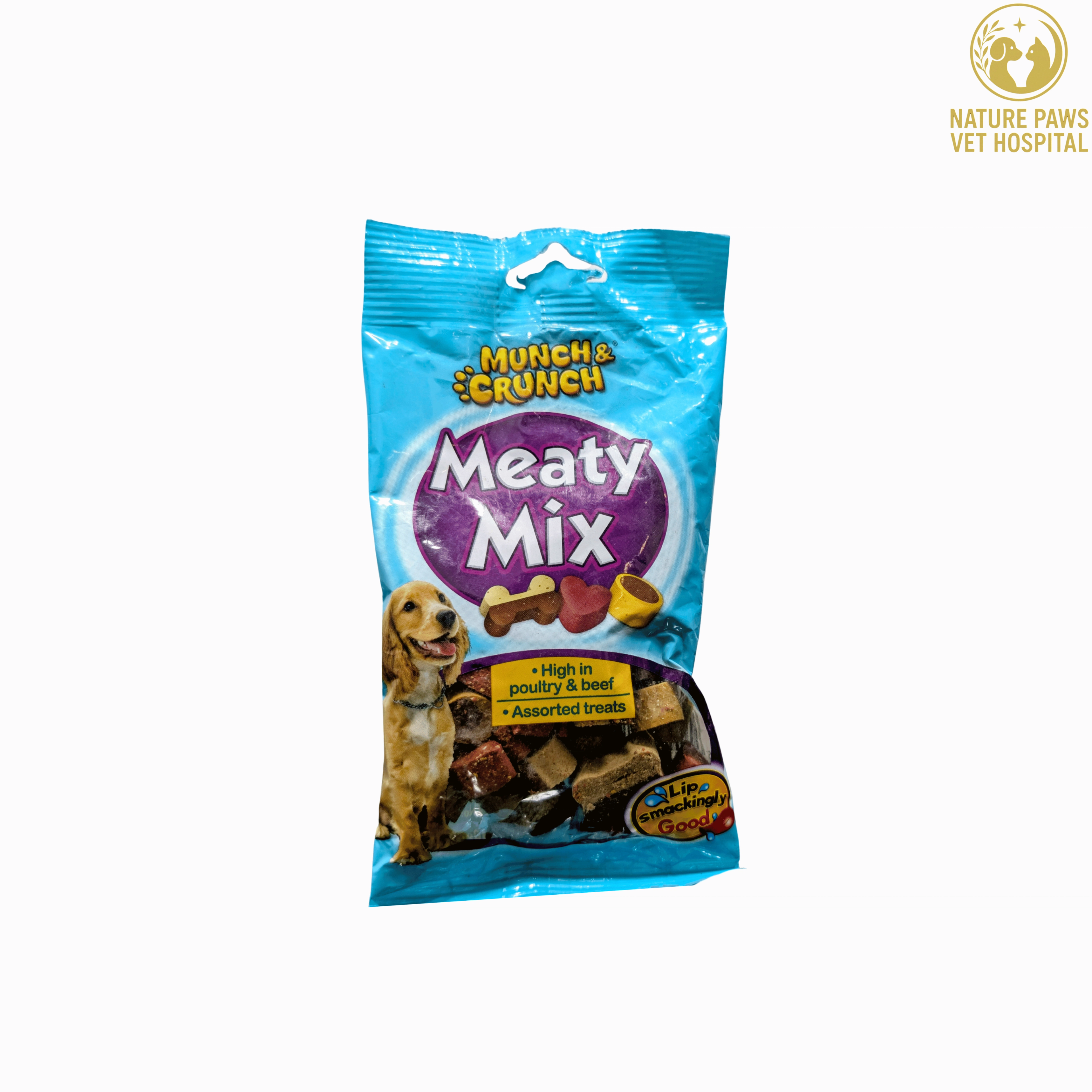 Munch & Crunch Meaty Mix - 140g - Image 1
