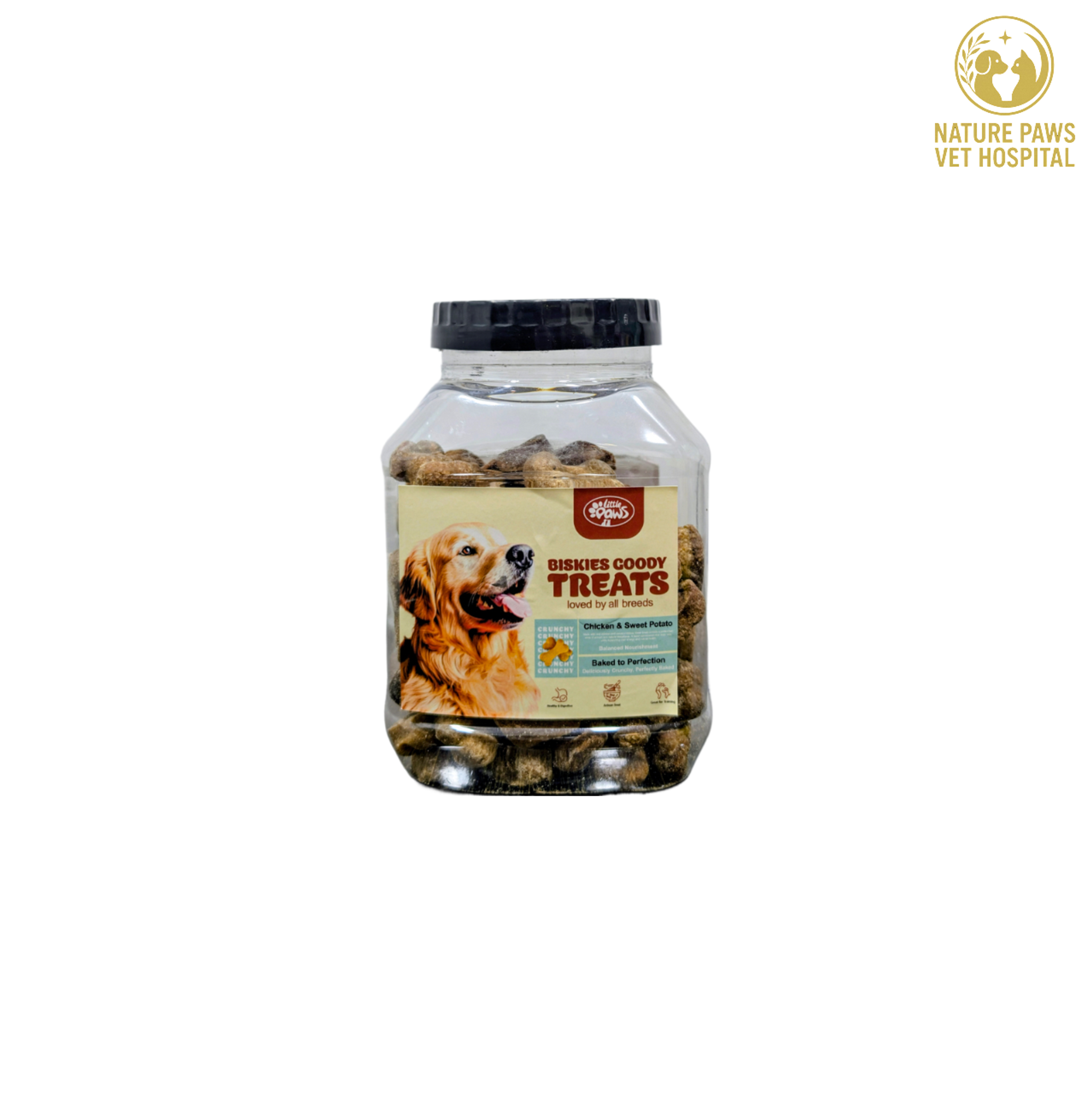 Biskies Goody Treats (Chicken & Sweet Potato) - 450g Box - Image 1