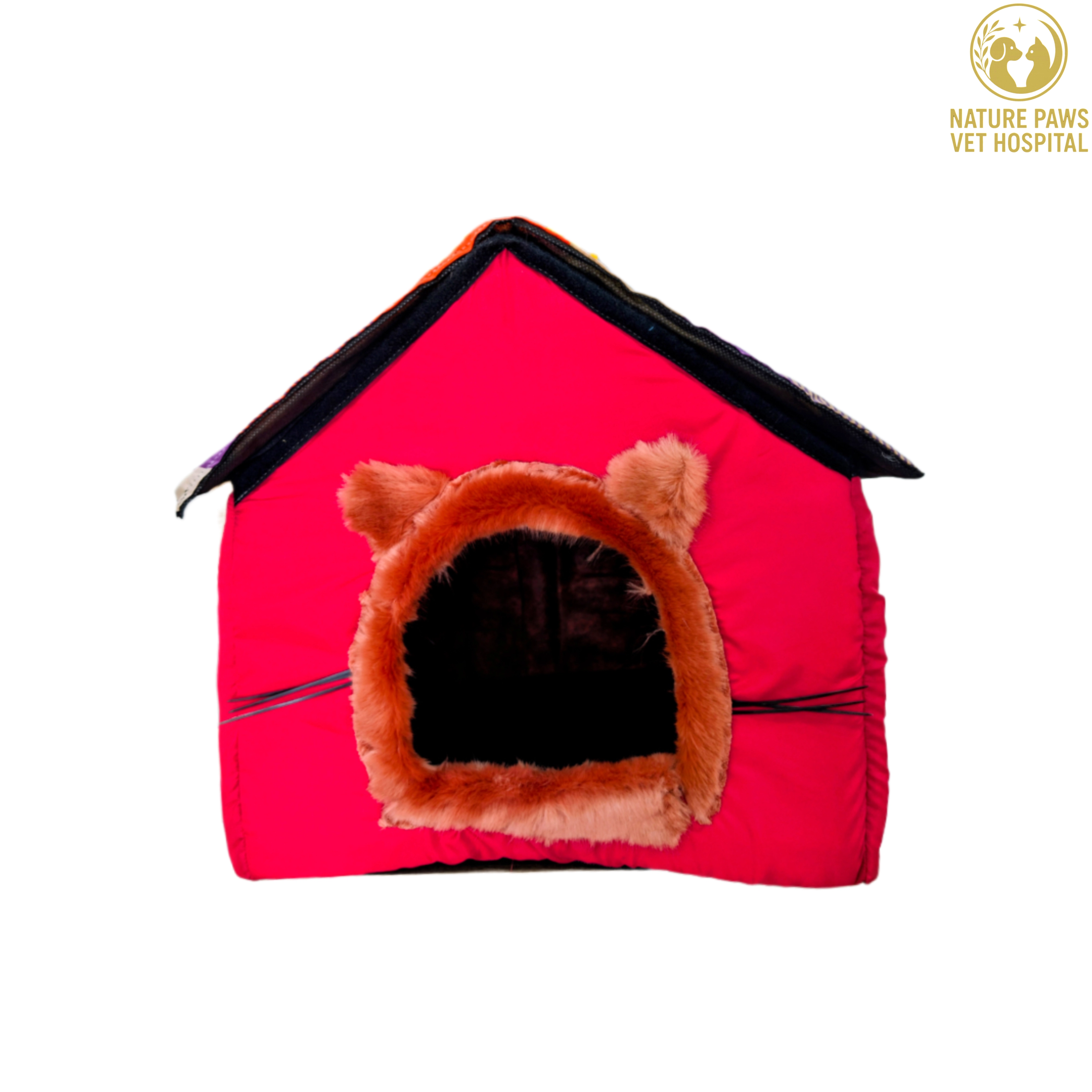 Furry Face Parashoot Cat House - Image 1