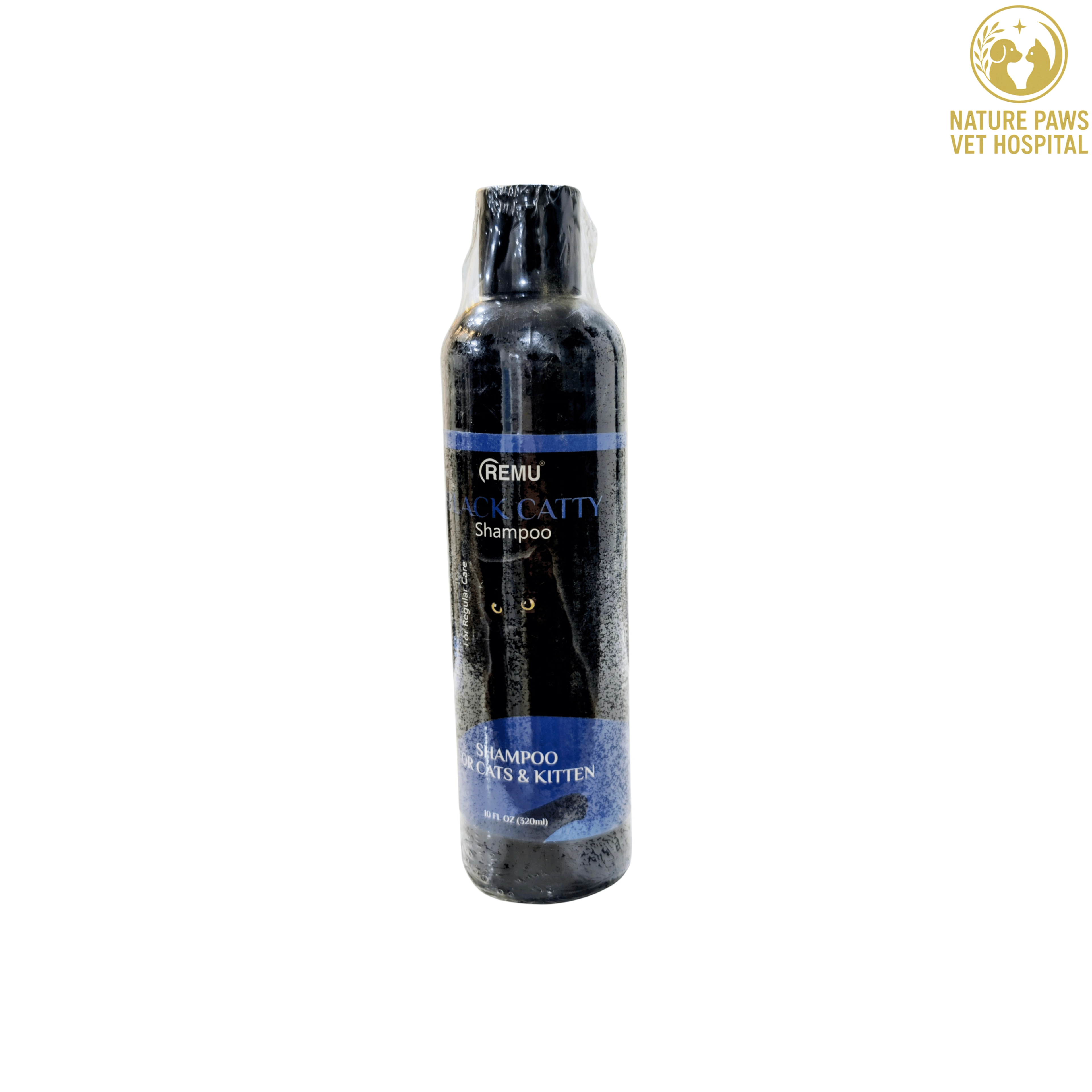Black Catty Shampoo For Cats & Kittens (For Regular Care) - 320ml - Image 1