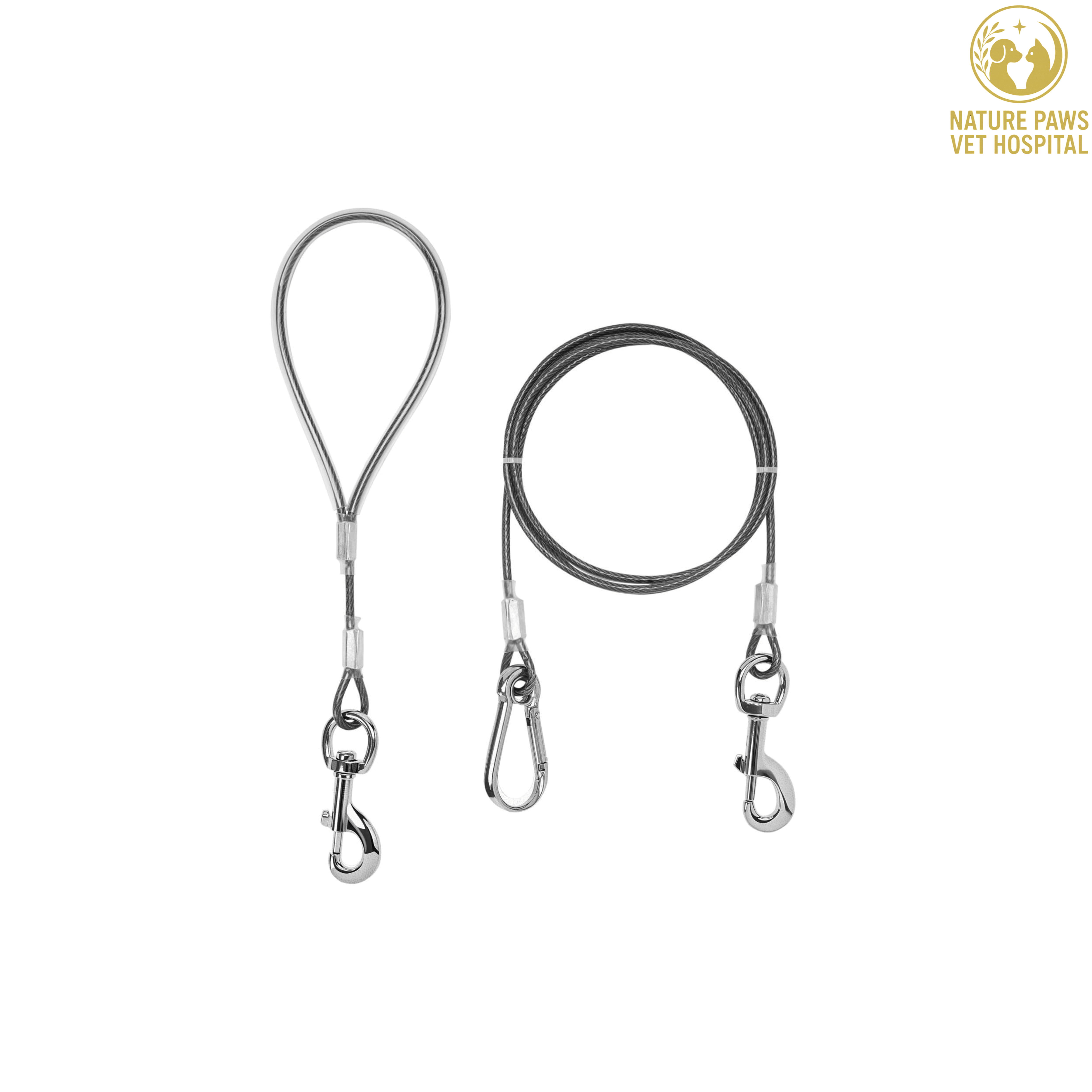 Dog Tie Out Cable Coated Leash 
