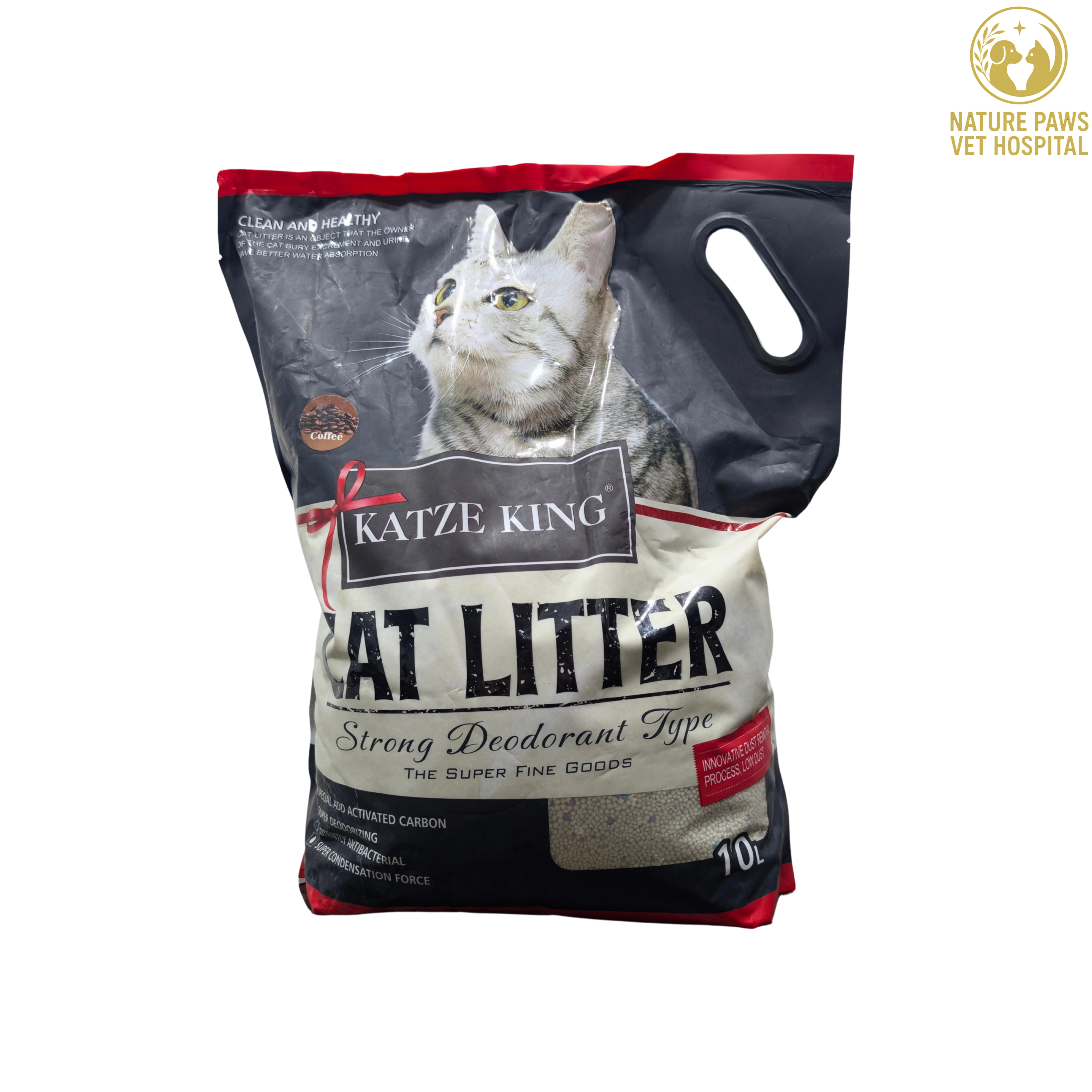 Katze King Cat Litter With Coffee Scent- 10L - Image 1