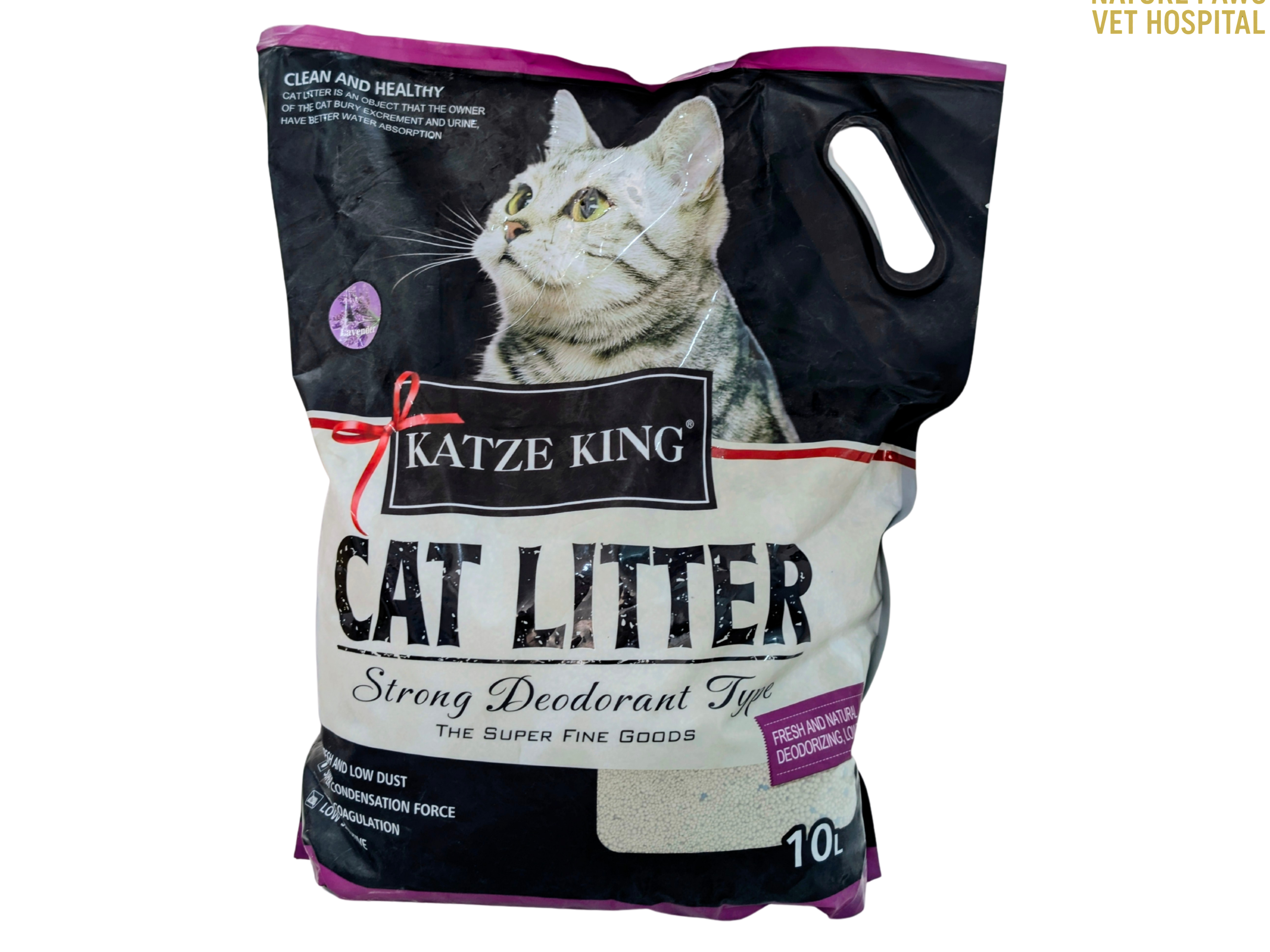 Katze King Cat Litter With Lavender Scent- 10L