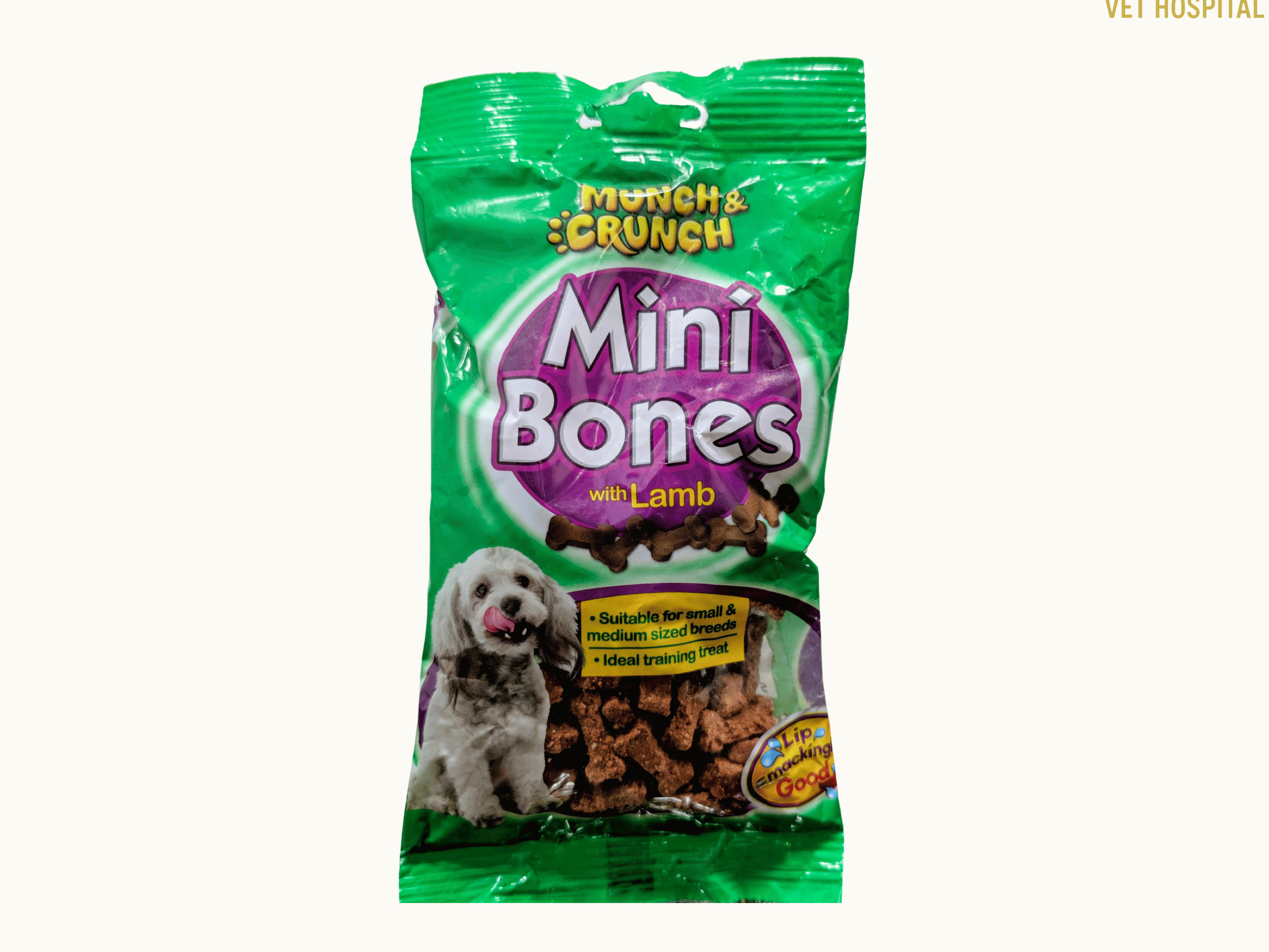 Munch & Crunch Mini Bones With Lamb - 140g