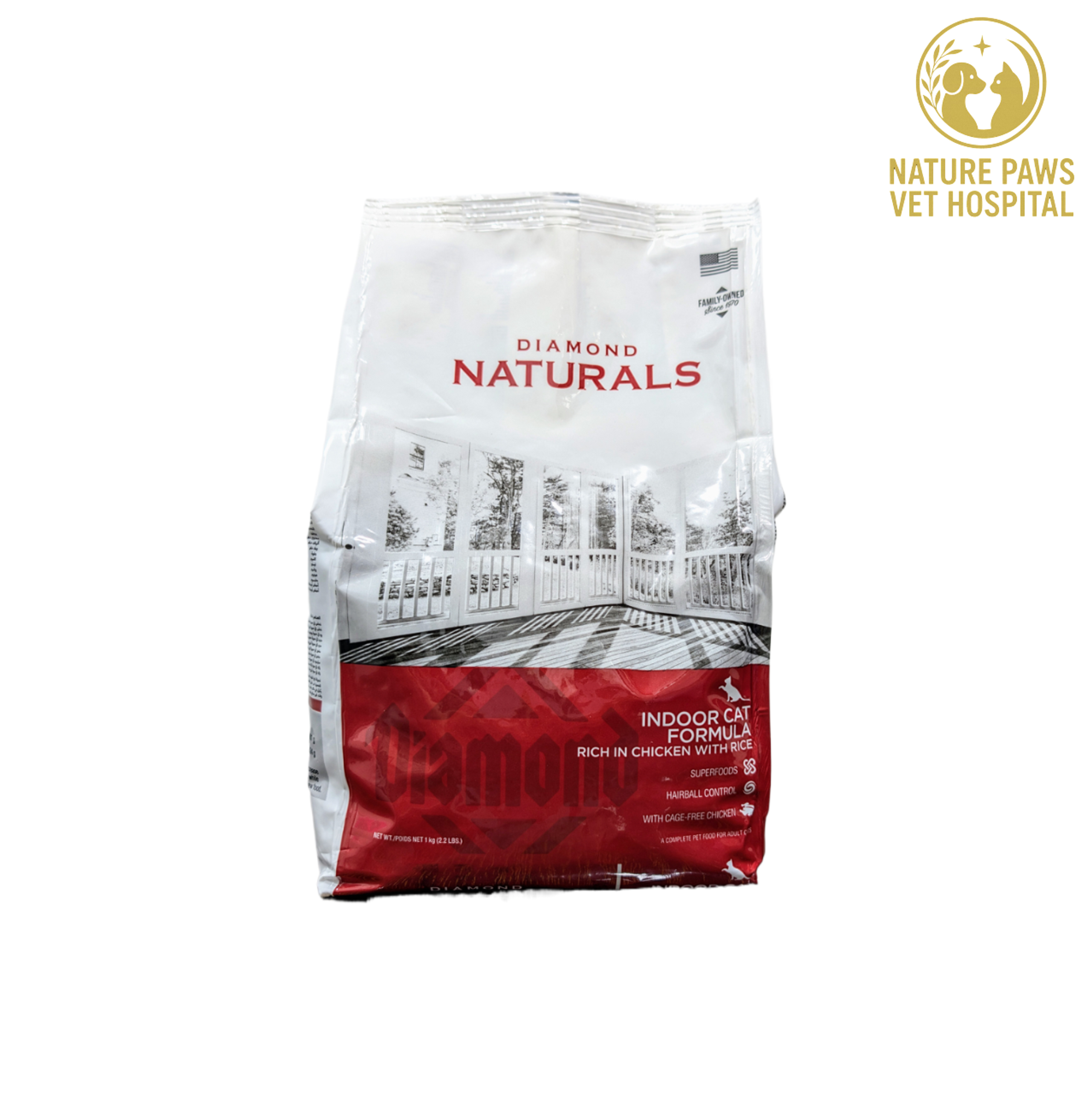 Diamond Naturals Adult Cat Food - 1kg Pack - Image 1