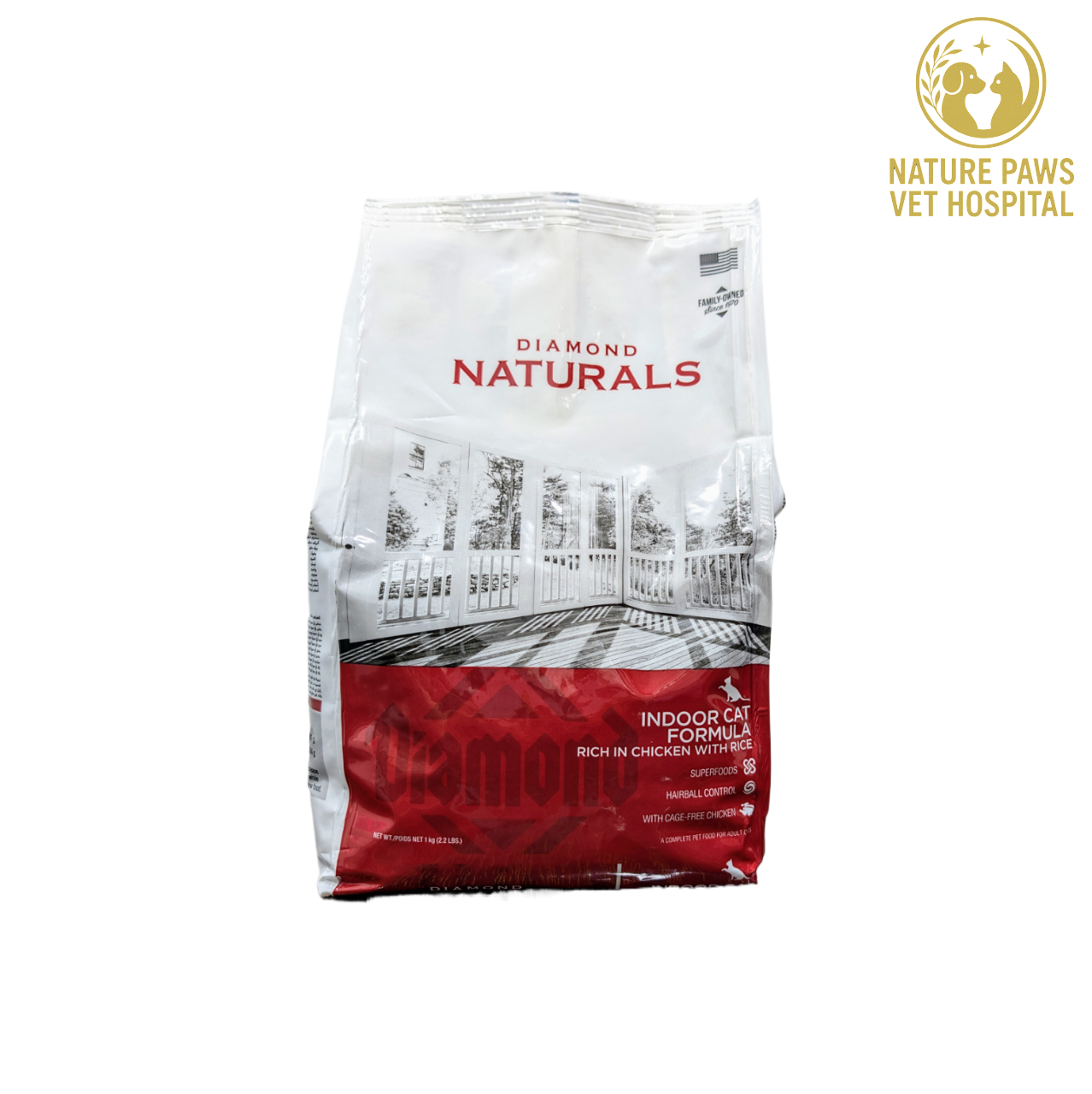 Diamond Naturals Adult Cat Food - 1kg Pack - Image 1